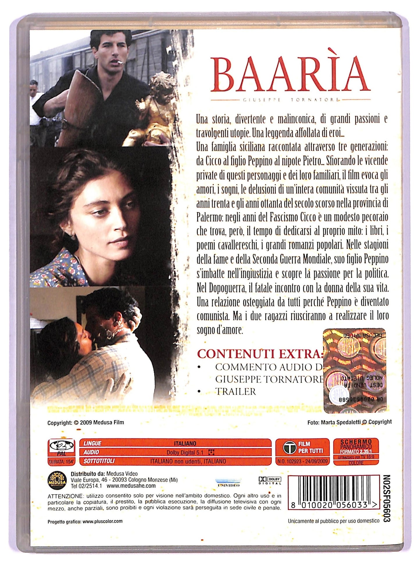 EBOND Baaria Di Giuseppe Tornatore DVD D747005