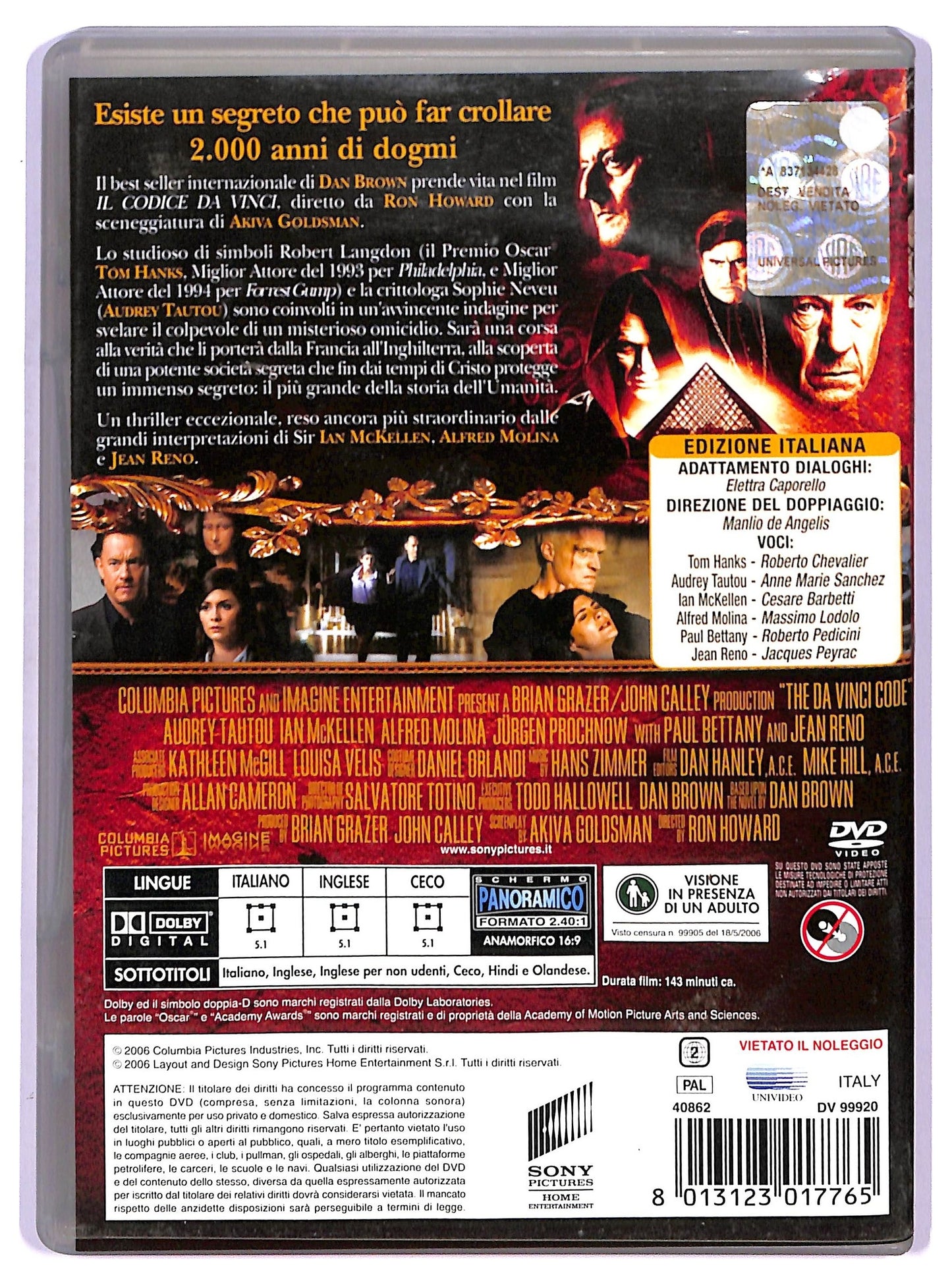 EBOND Il Codice Da Vinci DVD D747033