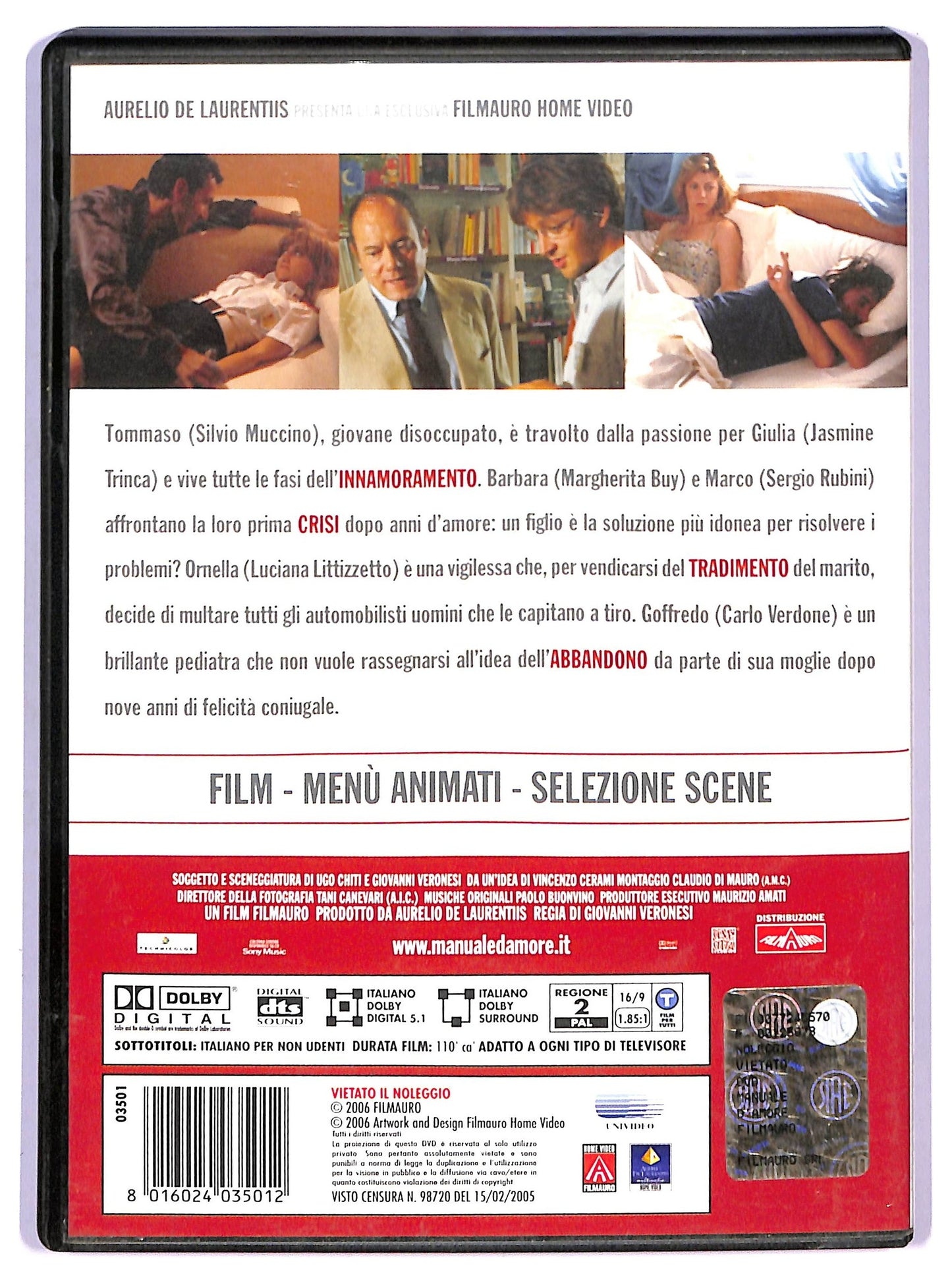 EBOND manuale d'amore DVD D747045