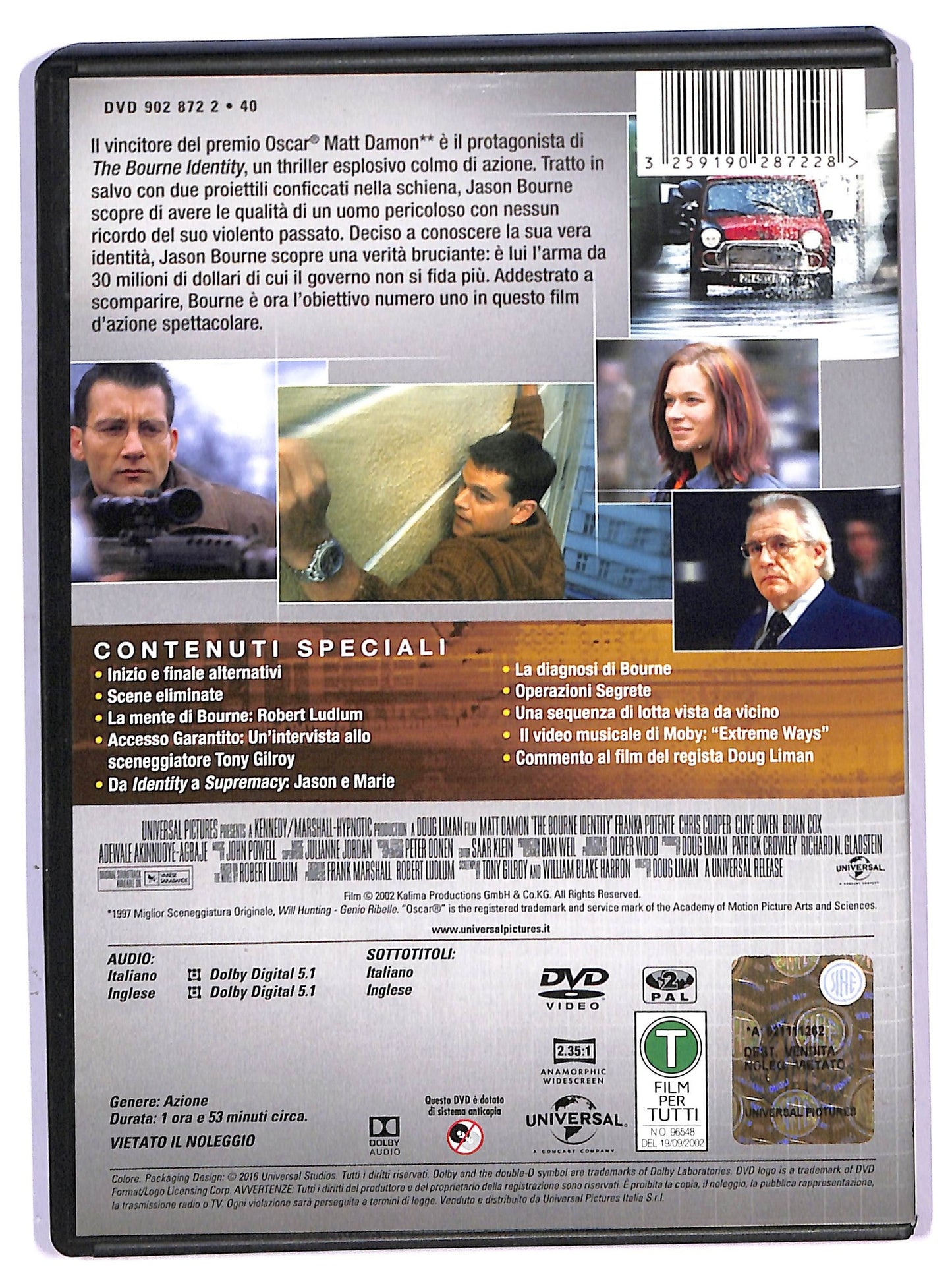 EBOND The Bourne Identity DVD D747052