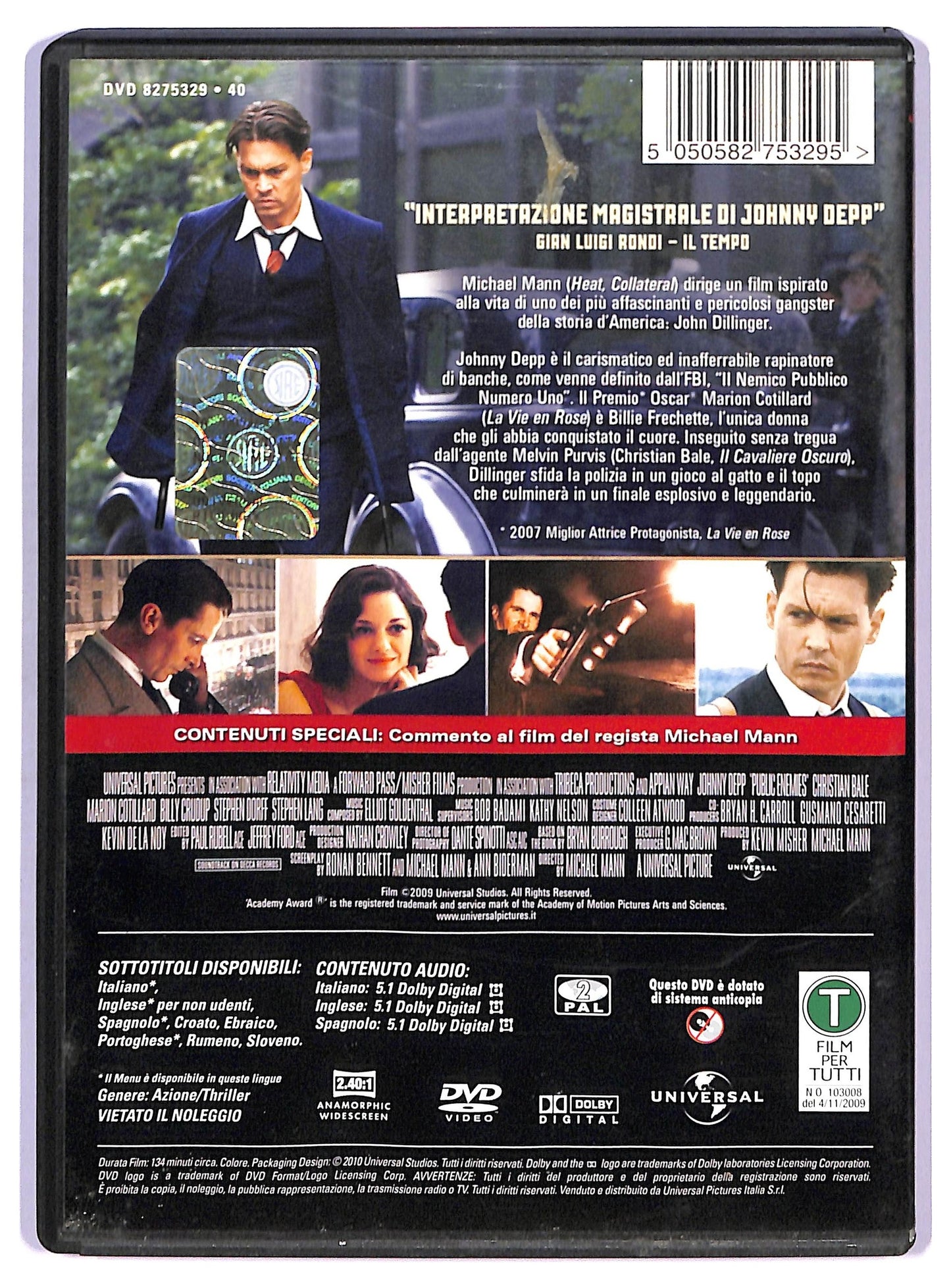 EBOND Nemico Pubblico - Public Enemies DVD D747063