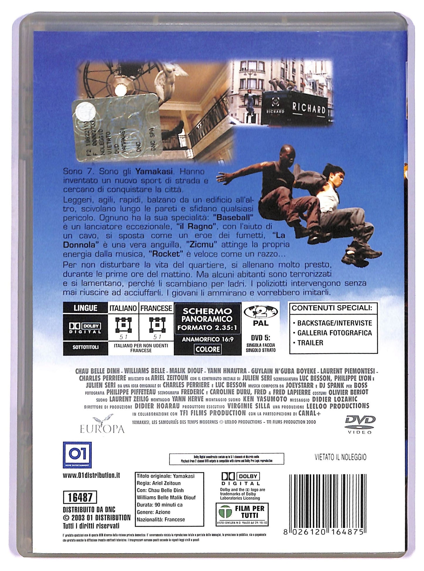 EBOND Yamakasi - I nuovi samurai DVD D747115
