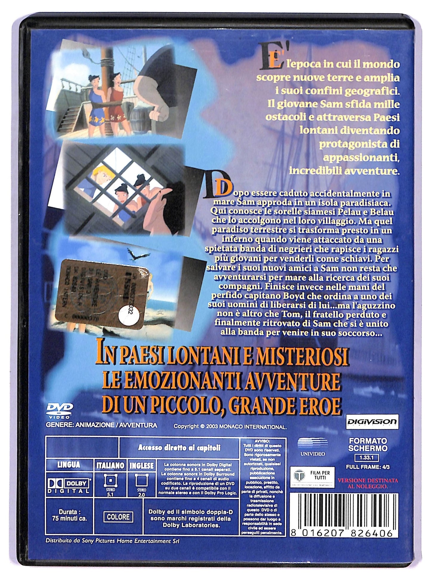EBOND Le avventure di Sam Vol 3 NOLEGGIO DVD D747146