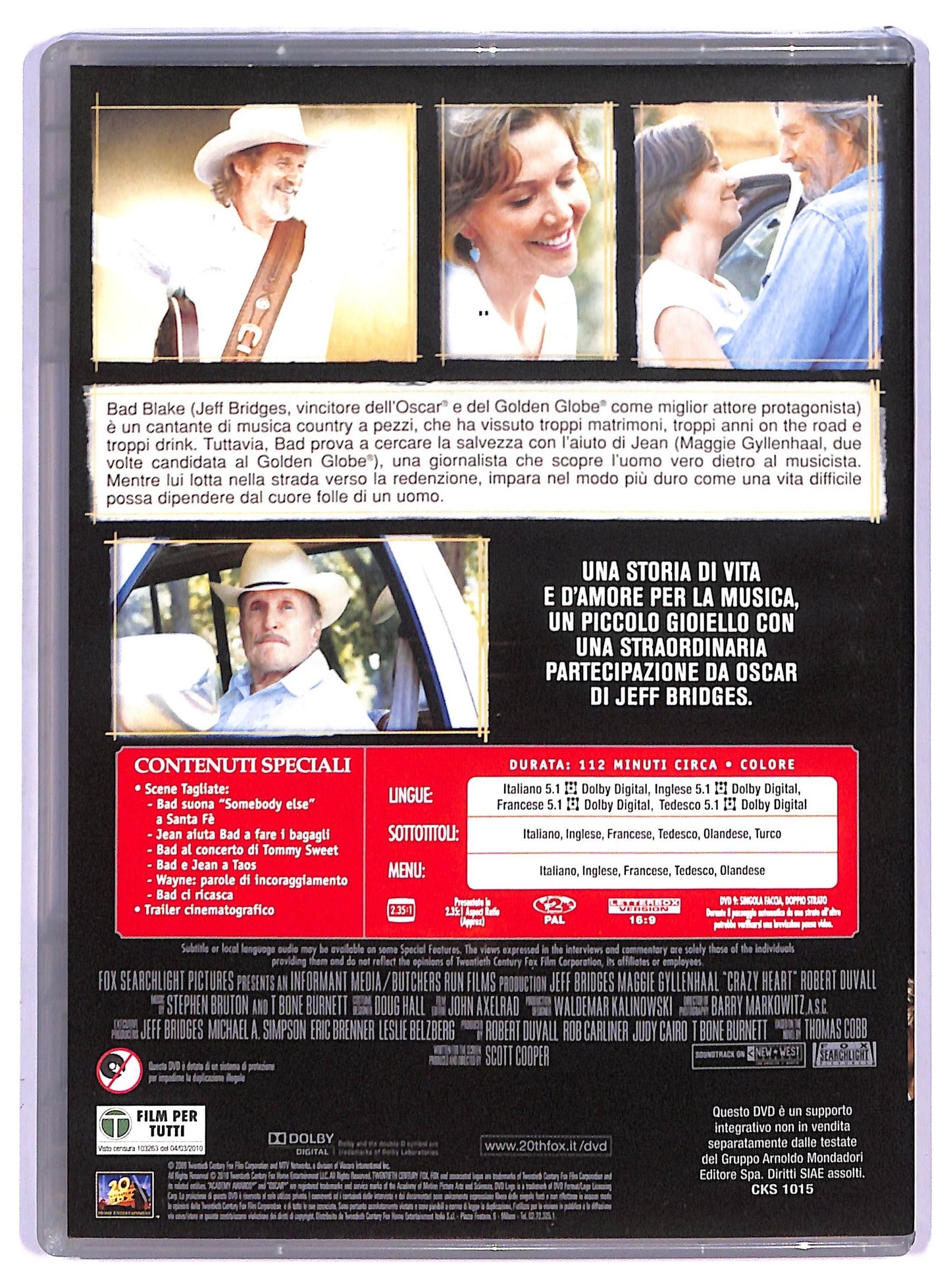 EBOND Crazy Heart EDITORIALE DVD D747225