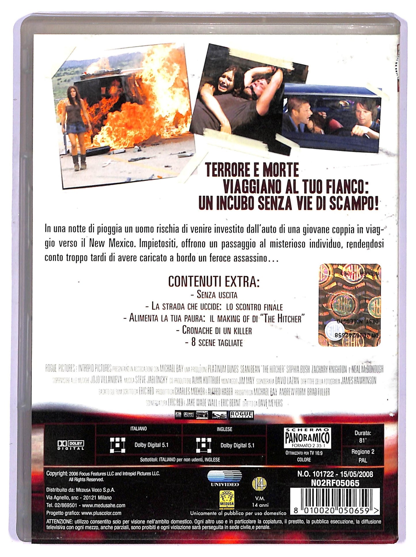 EBOND the hitcher - un passaggio per l'inferno DVD D747230