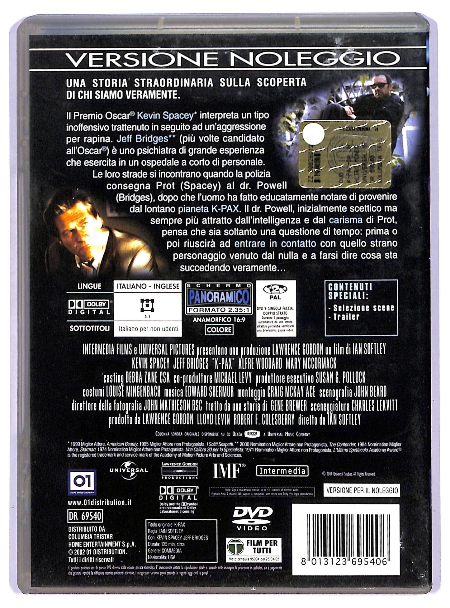 EBOND K-Pax - Da Un Altro Mondo NOLEGGIO DVD D747239