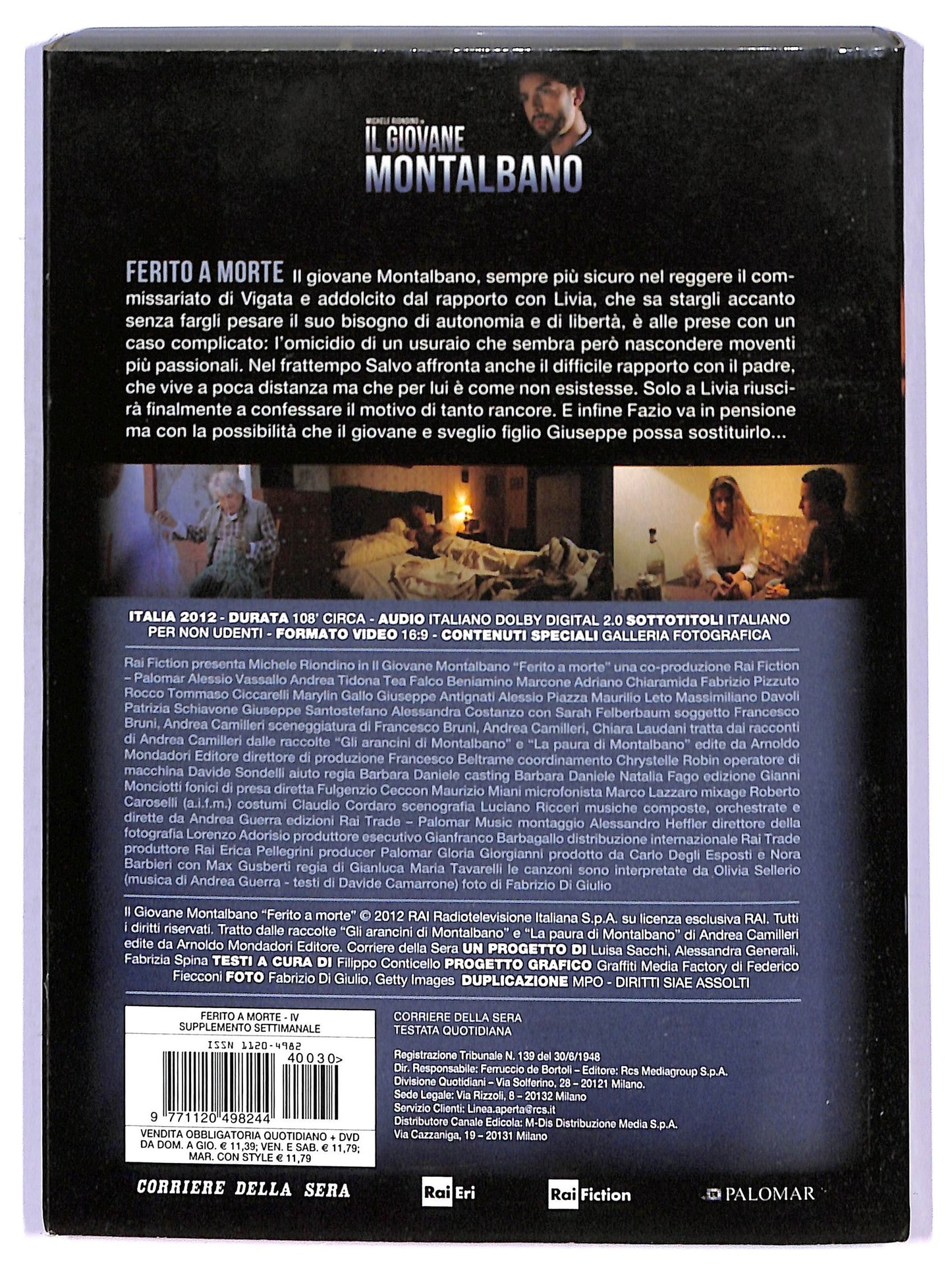 EBOND IL Giovane Montalbano Ferito a Morte IV SlipcaseEDITORIALE DVD D747302