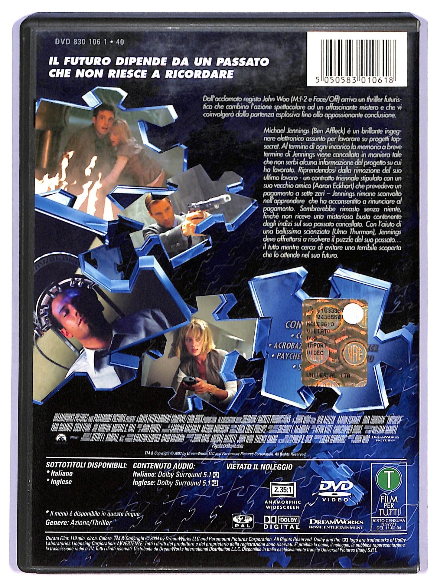 EBOND Paycheck DVD D747327