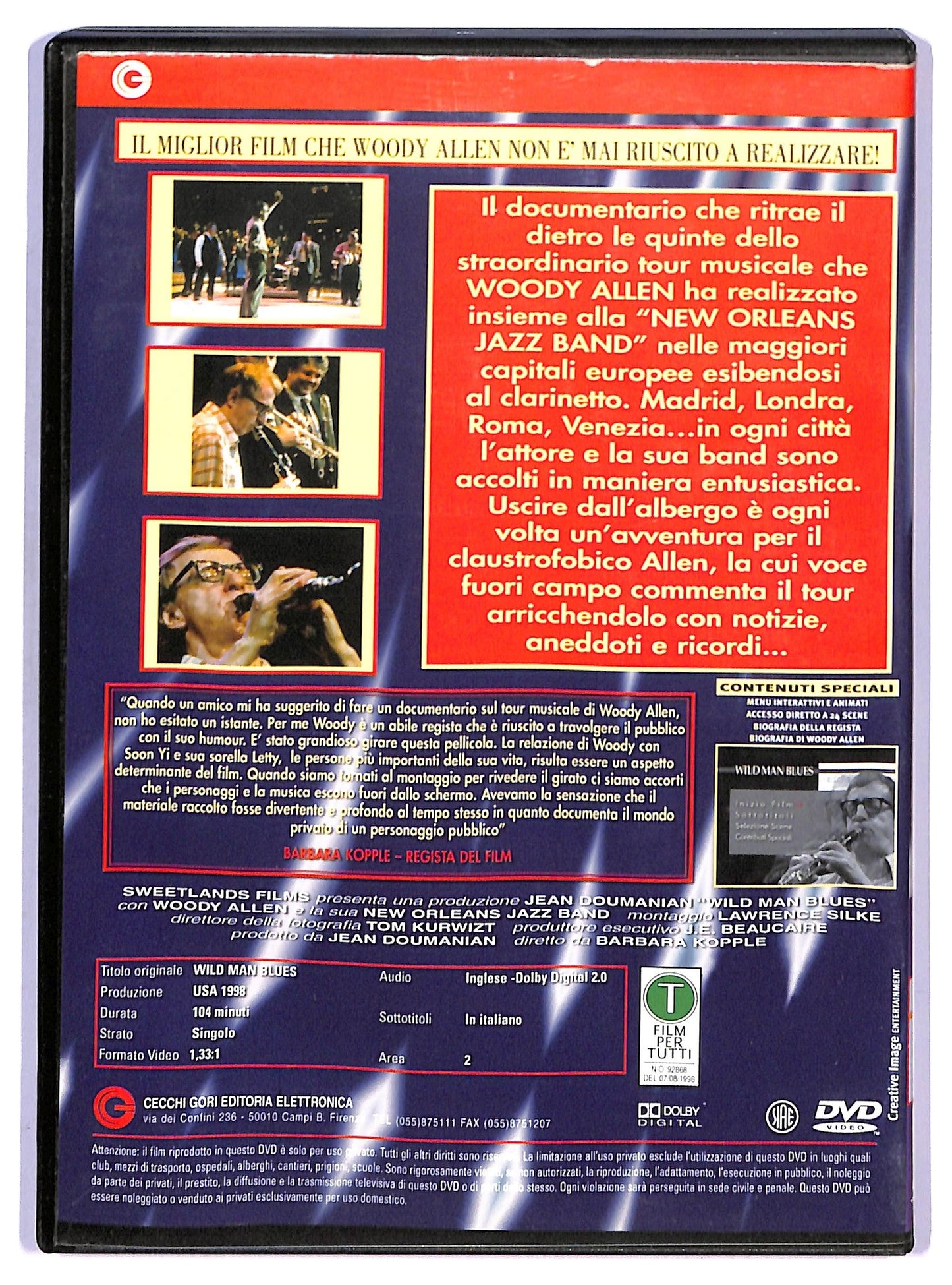 EBOND Wild Man Blues EDITORIALE DVD D747348