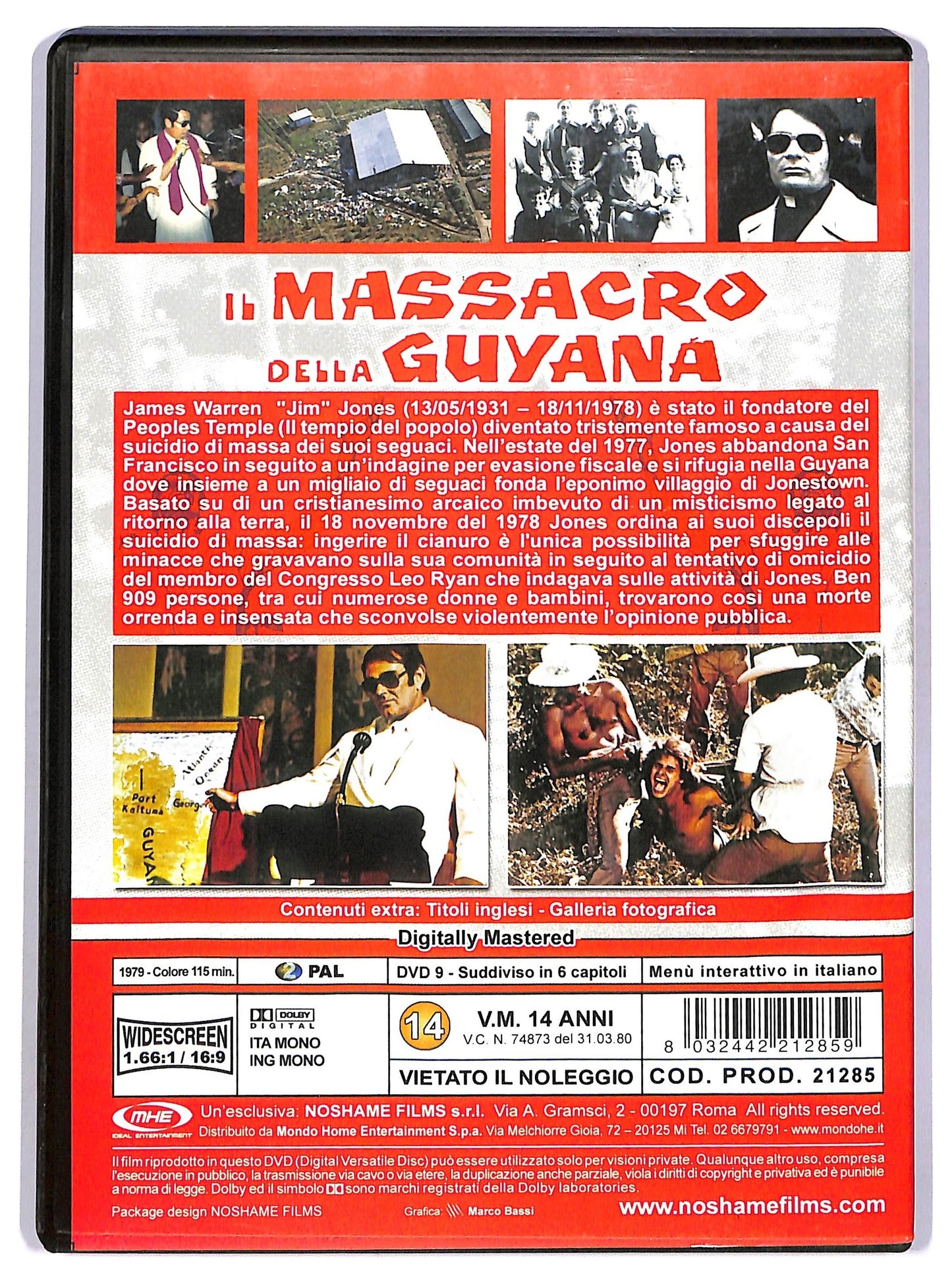 EBOND Il Massacro Della Guyana DVD D747463