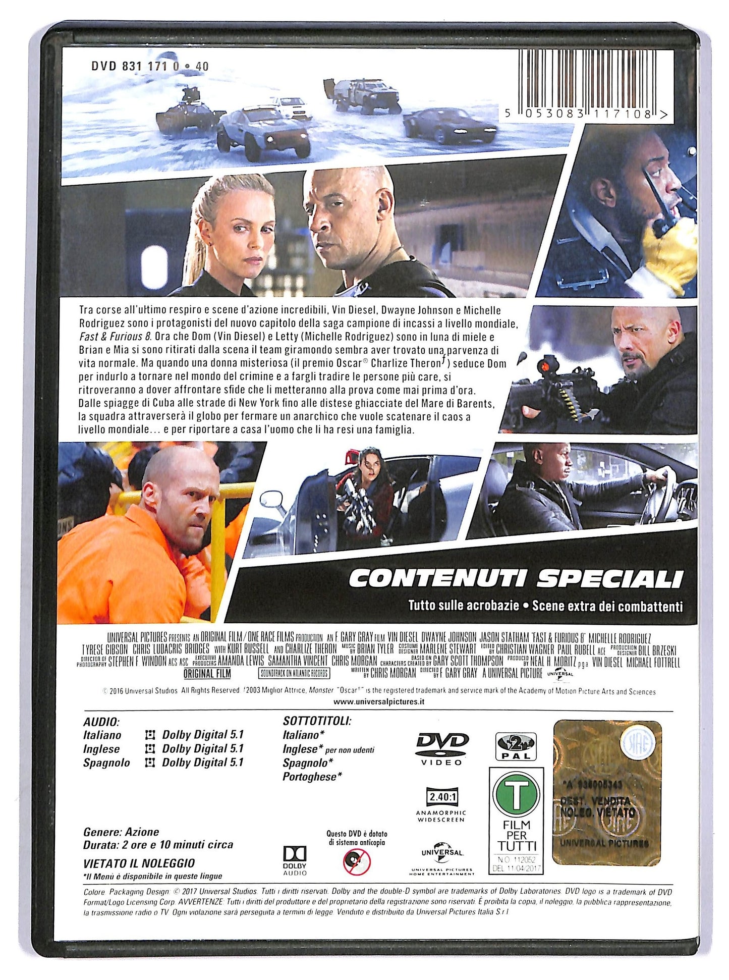 EBOND Fast & Furious 8 DVD D747558