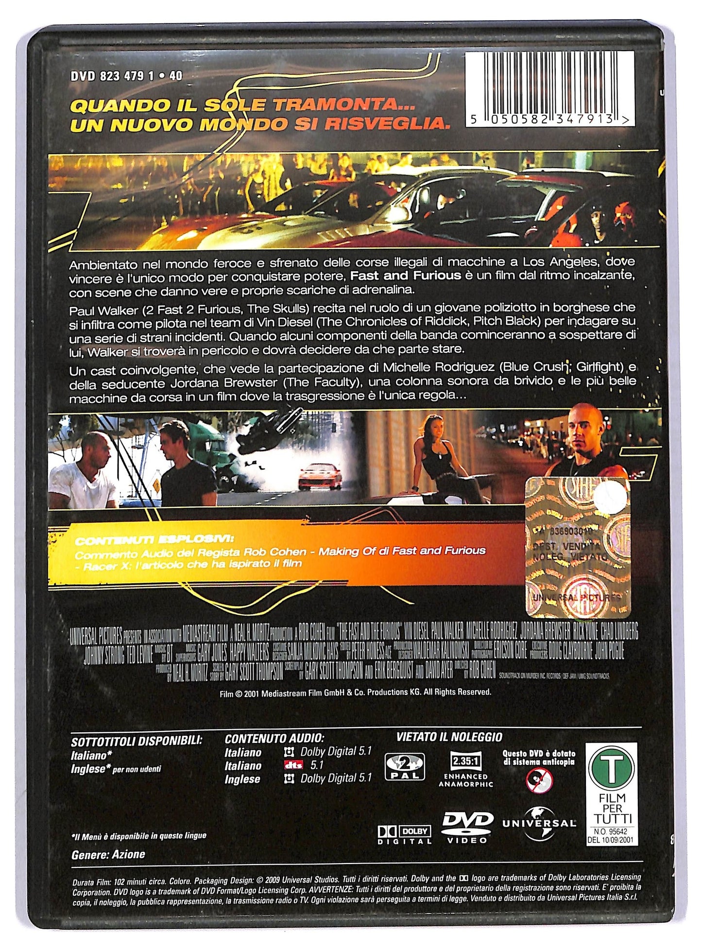 EBOND fast and furious, volume 1 DVD D747562