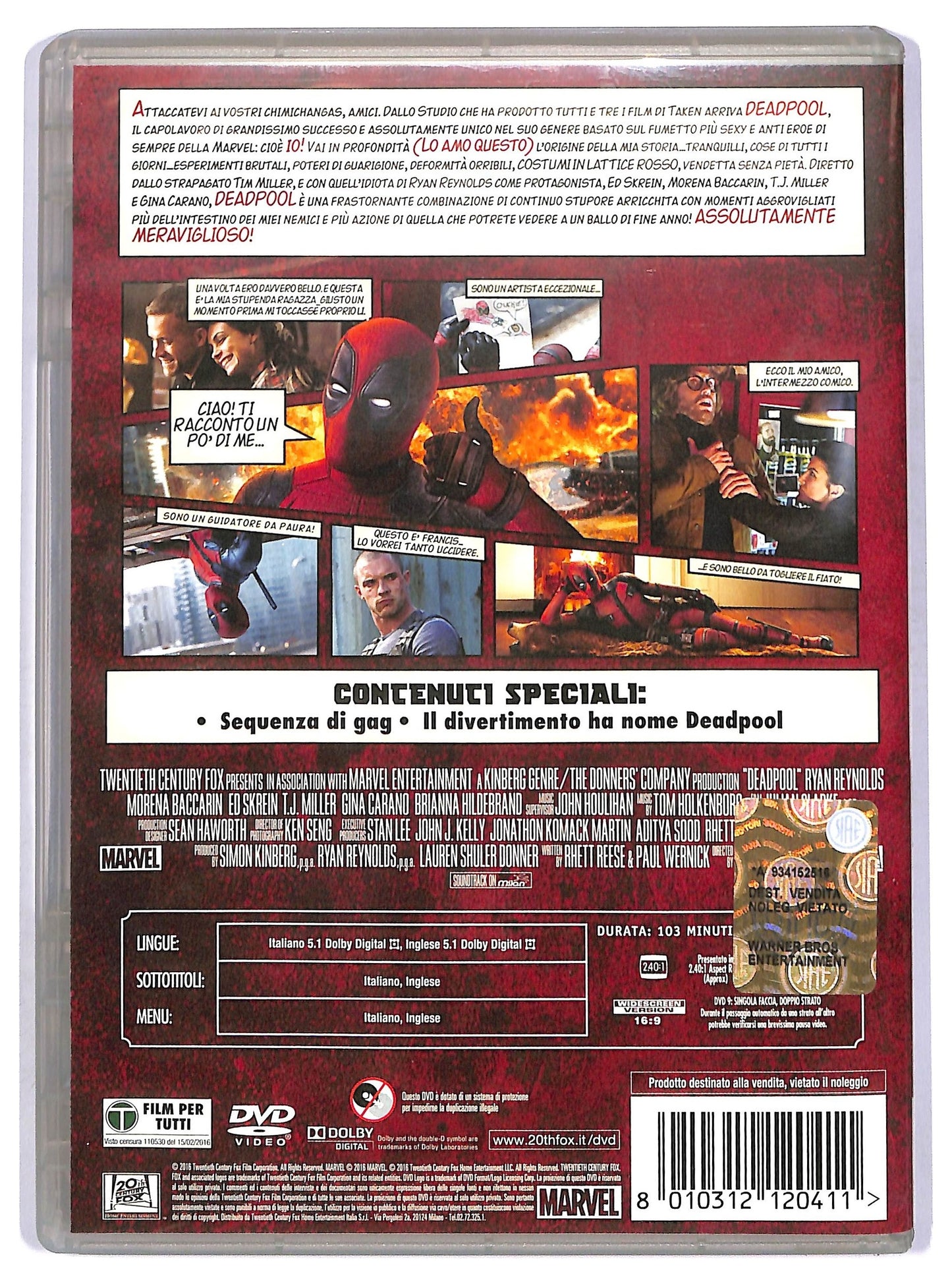 EBOND Deadpool DVD D747605