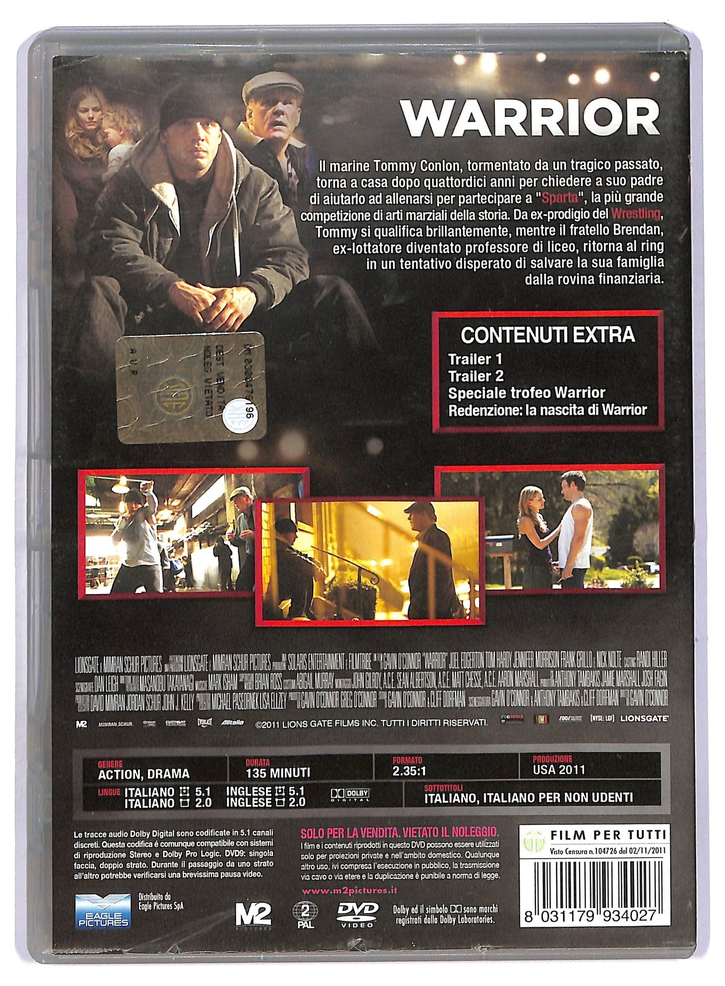 EBOND Warrior DVD D747647