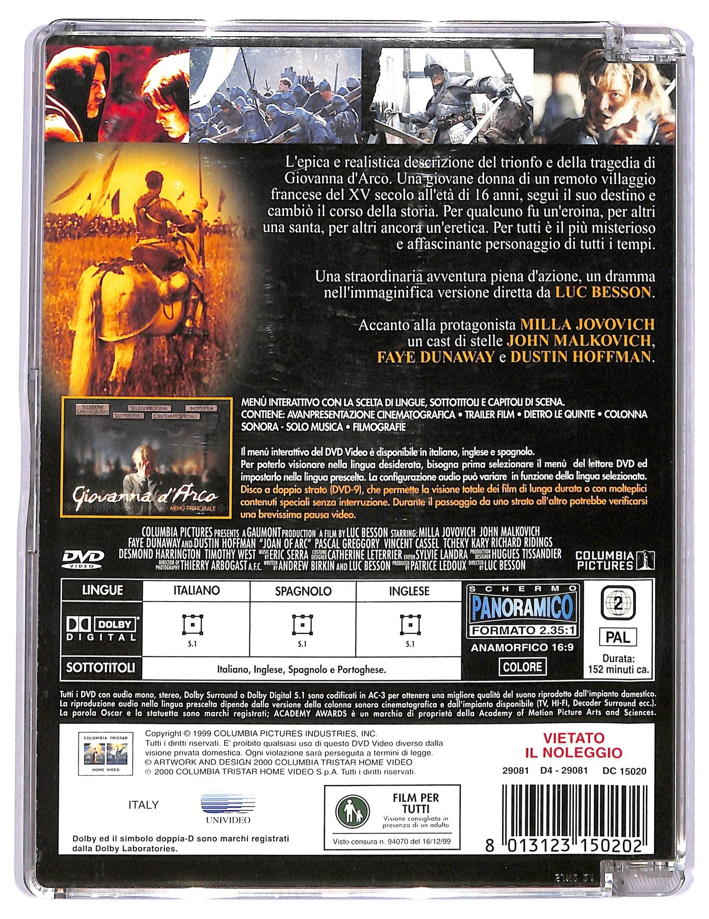 EBOND Giovanna D'arco (film 1999) DVD Sjb D747761