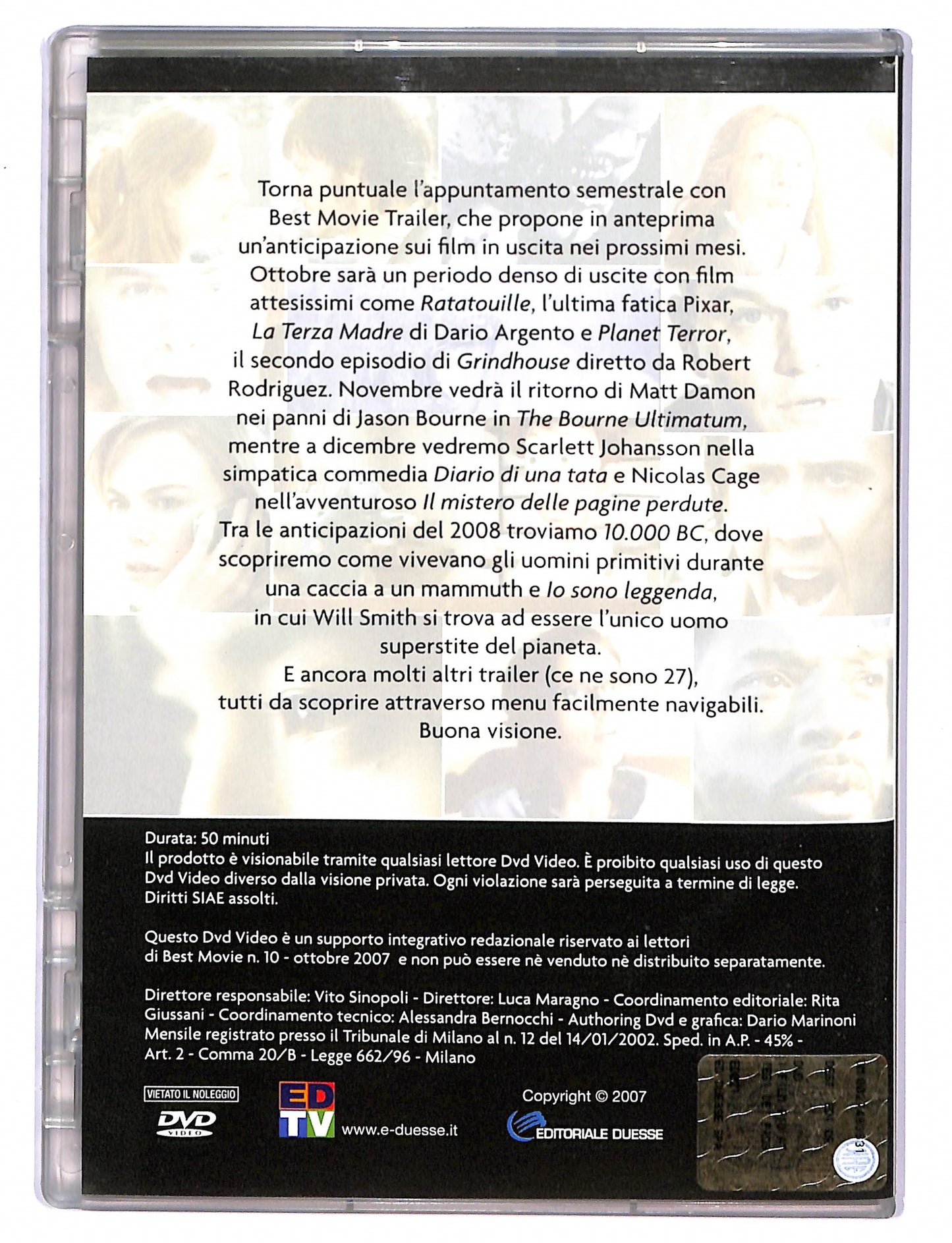 EBOND Best movie trailer '07 - i film piu attesi dei prossimi mesi EDITORIALE DVD D747905