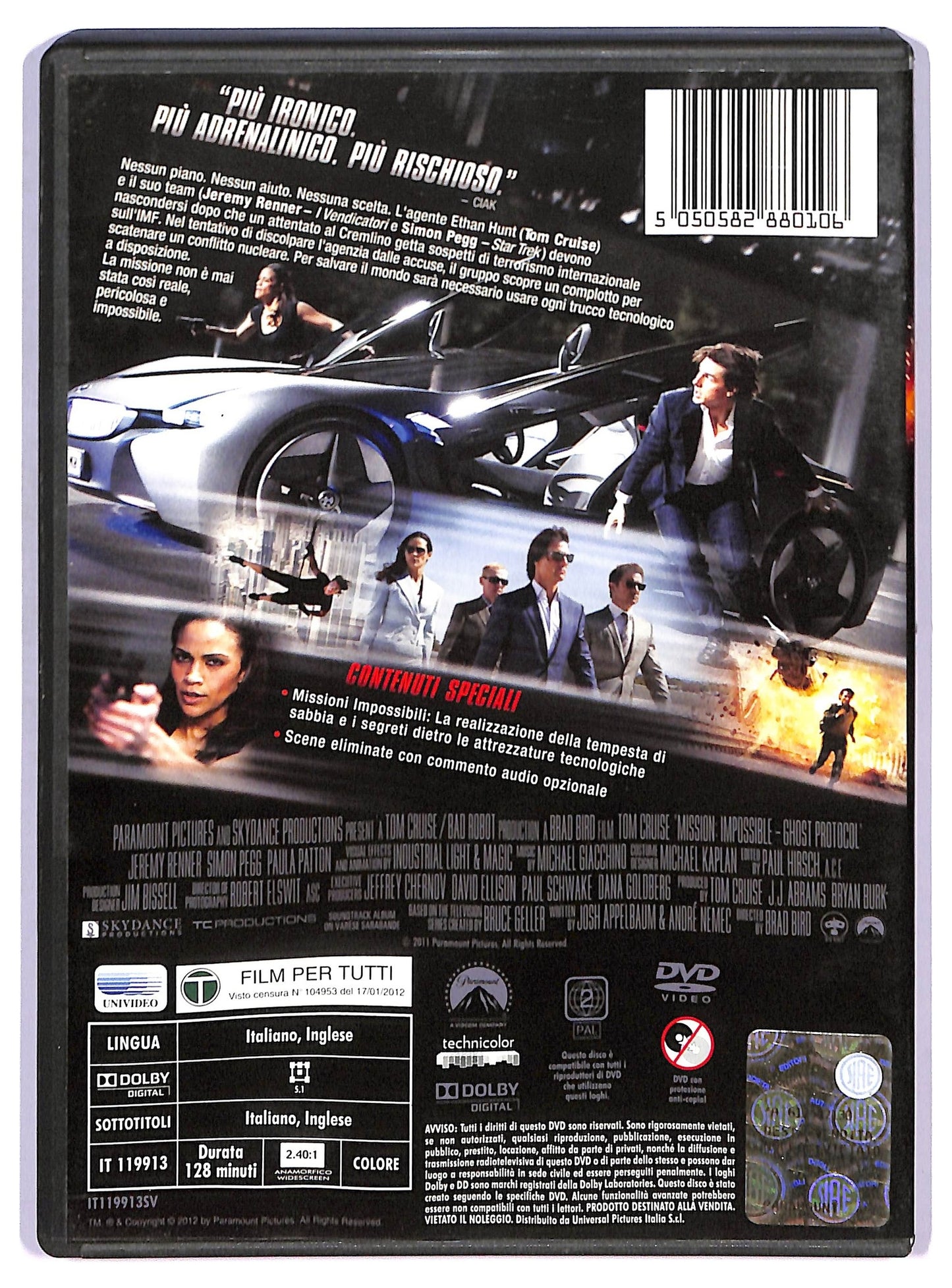 EBOND mission impossible - protocollo fantasma DVD D747929