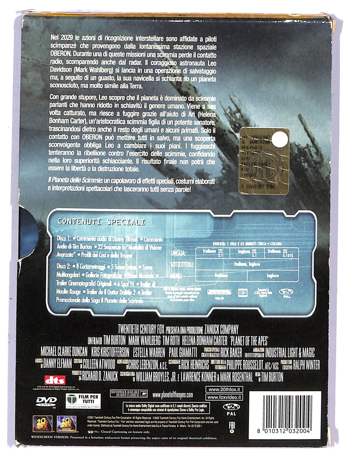 EBOND Planet of the apes - Il pianeta delle Scimmie DVD D747948
