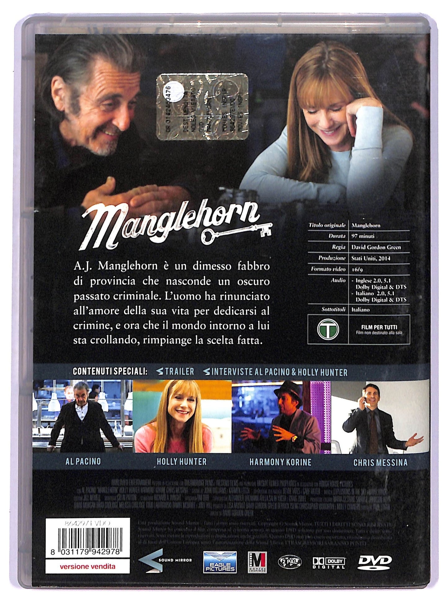 EBOND Manglehorn Con Al Pacino DVD D748035