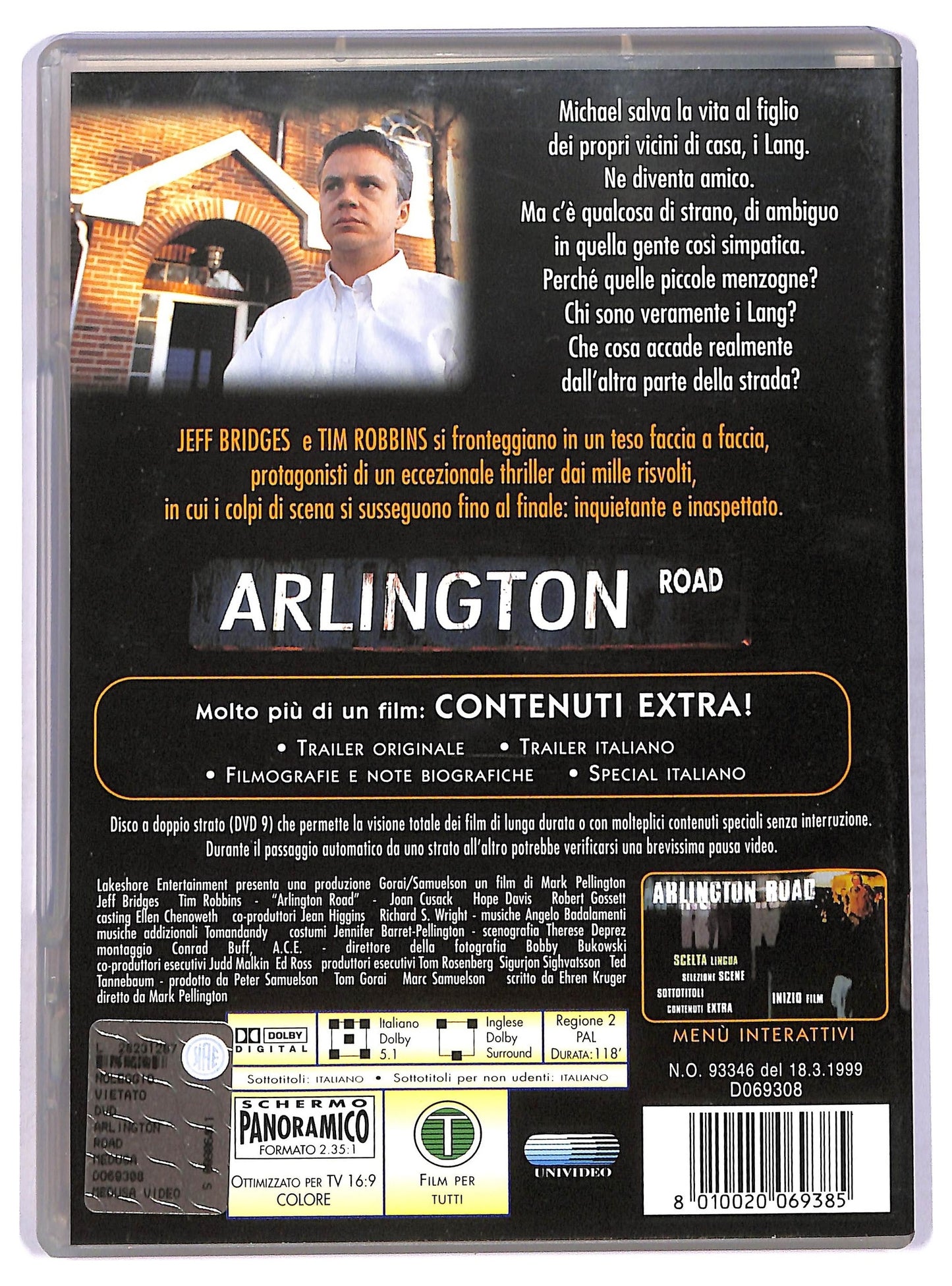 EBOND Arlington Road - L'inganno DVD D748124