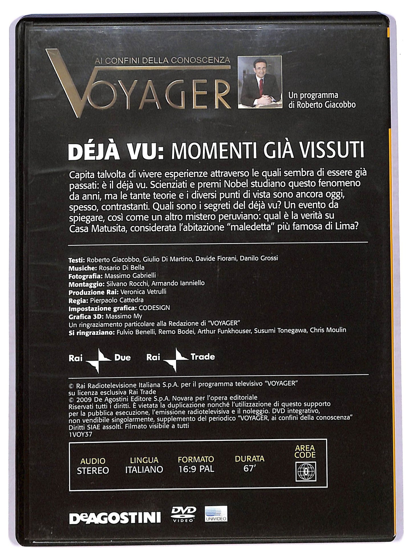 EBOND Deja vu Momenti gia vissuti Voyager EDITORIALE DVD D748223