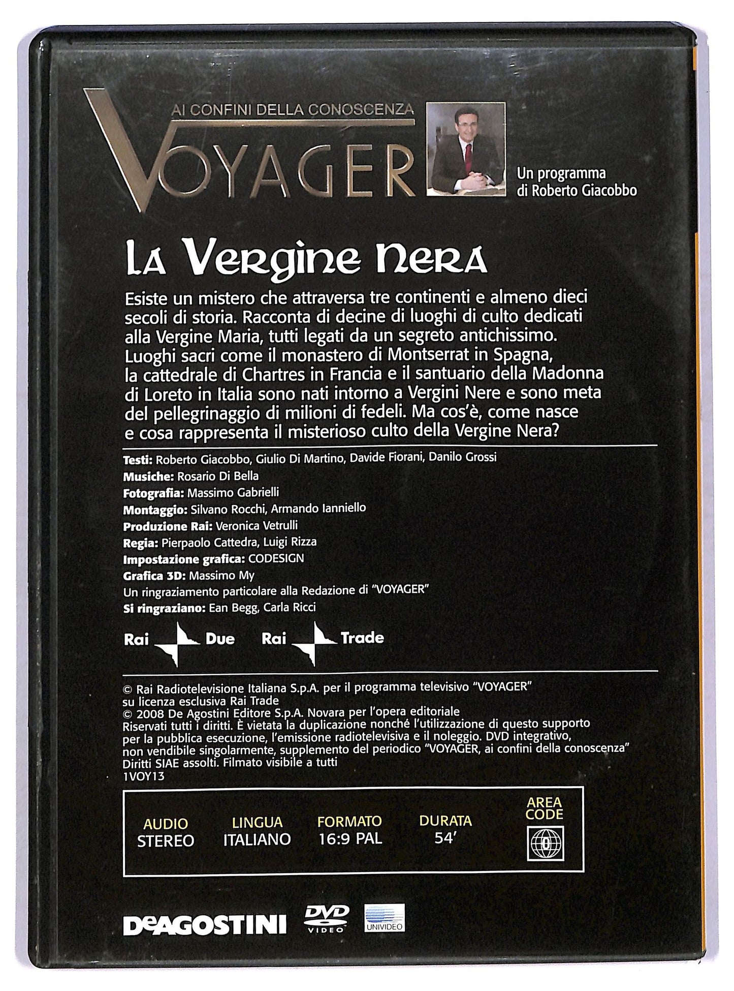 EBOND La Vergine nera - Voyager n 13 EDITORIALE DVD D748247