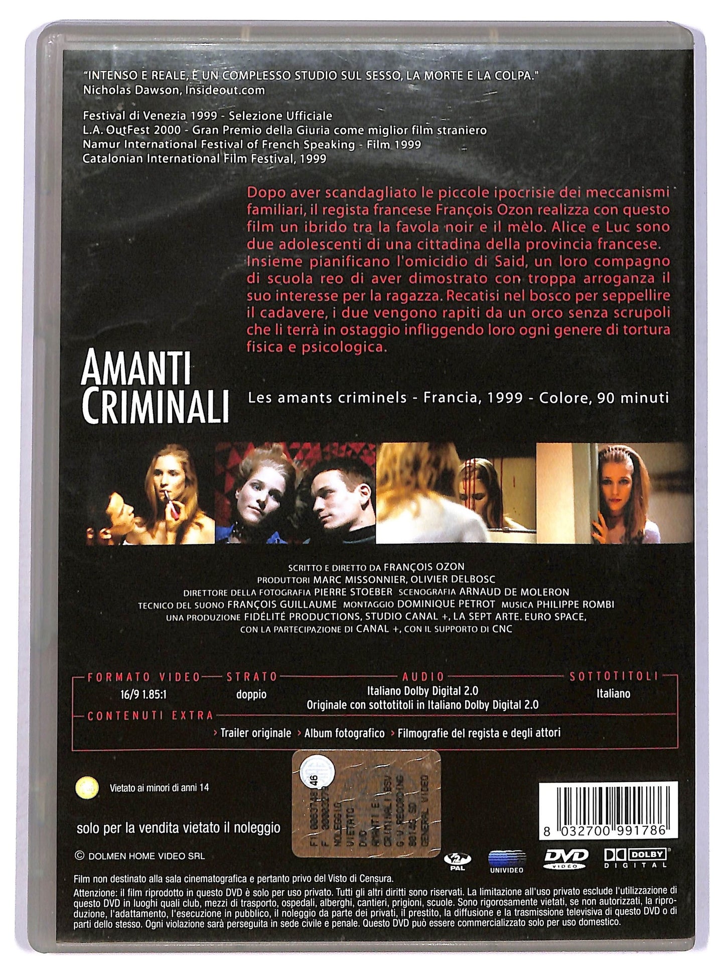 EBOND Amanti Criminali DVD D748260