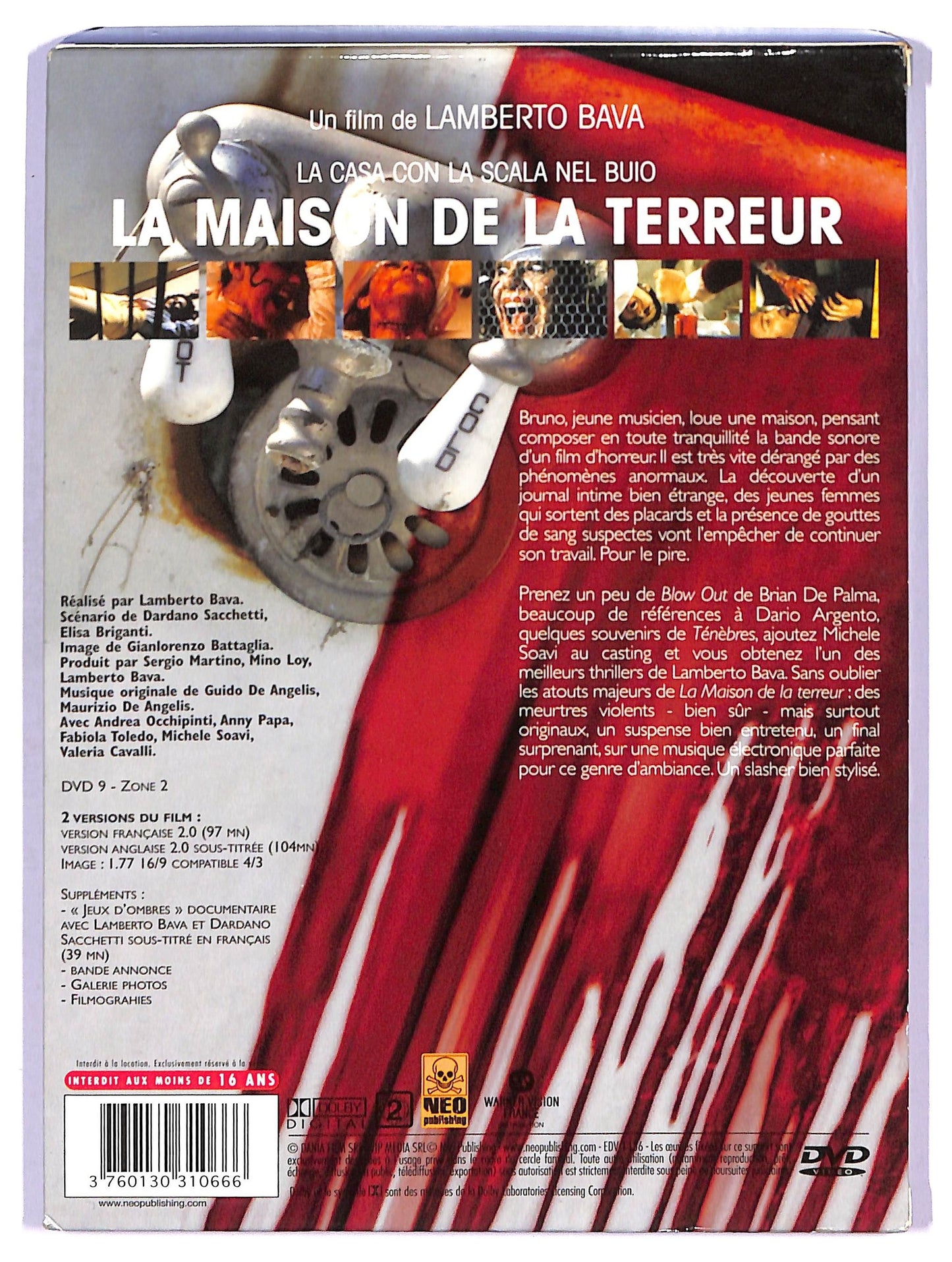 EBOND La Maison De La Terreur EDIZIONE FRANCIA DVD D748426