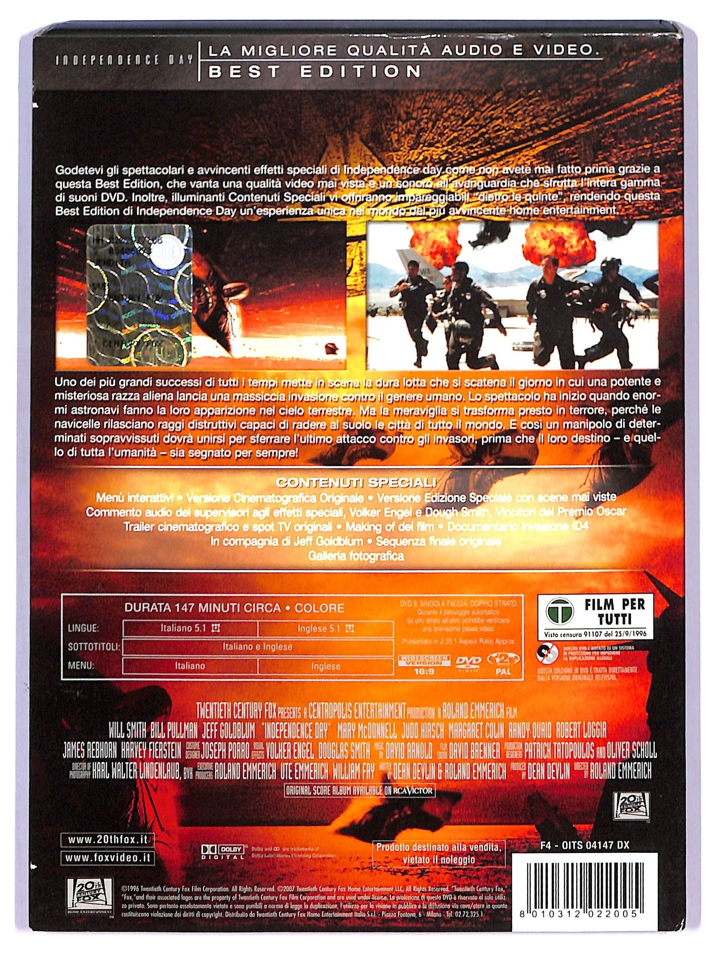 EBOND Indipendence Day Slipcase DVD D748438