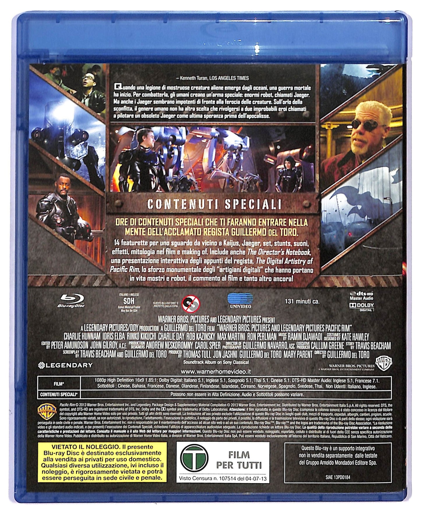 EBOND Pacific rim EDITORIALE BLURAY BLURAY BLURAY D748550