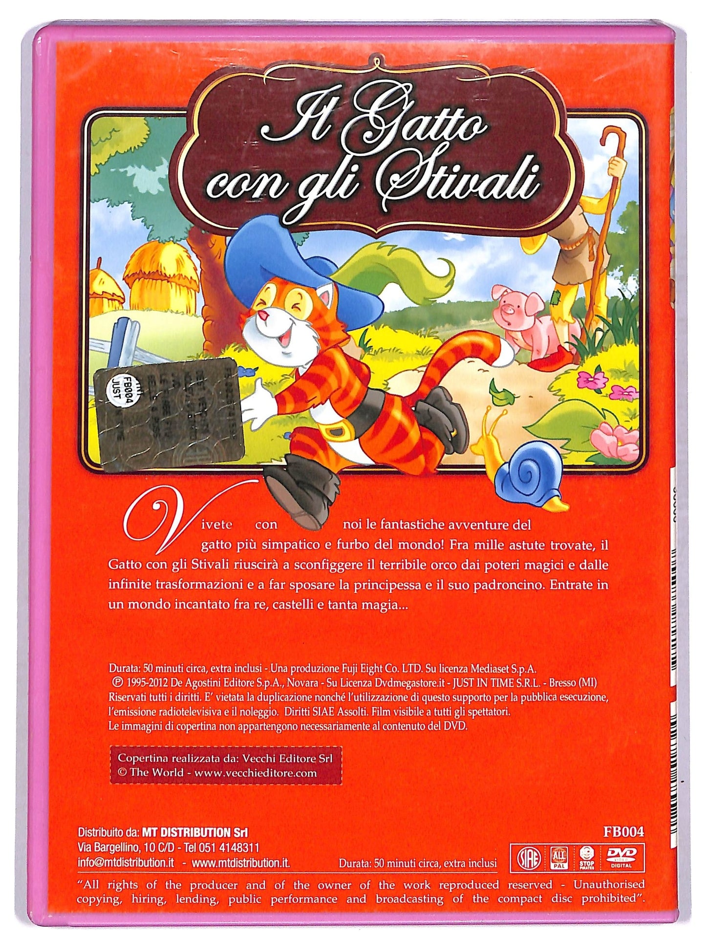EBOND IL Gatto Con Gli Stivali Editoriale DVD D748652