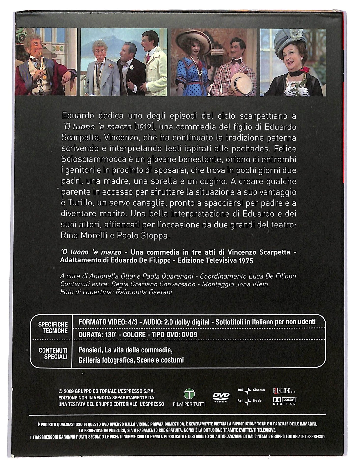 EBOND 'O Tuono 'e Marzo EDITORIALE DVD D748762