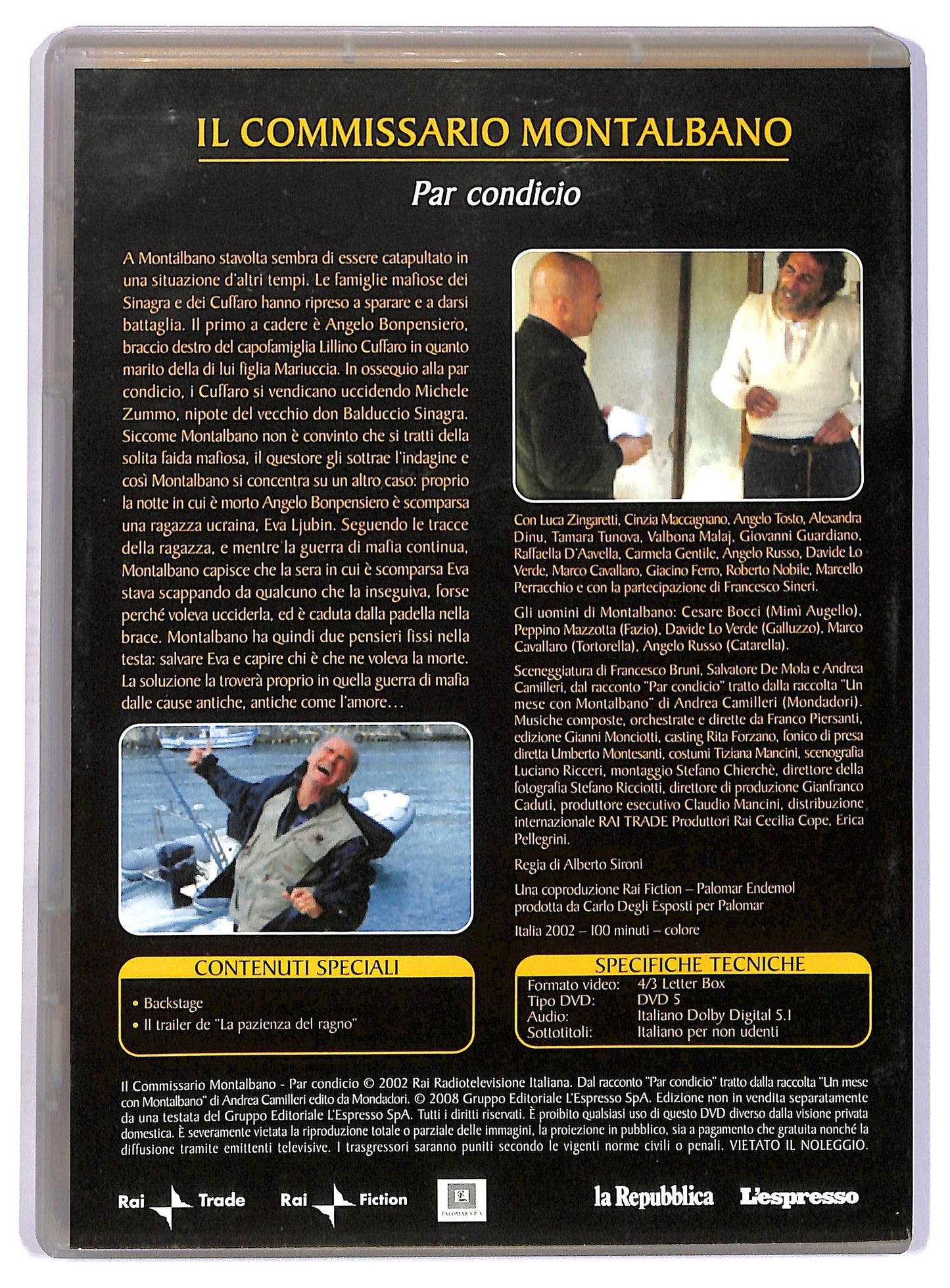EBOND Il commissario Montalbano 12 - Par condicio EDITORIALE DVD D748802