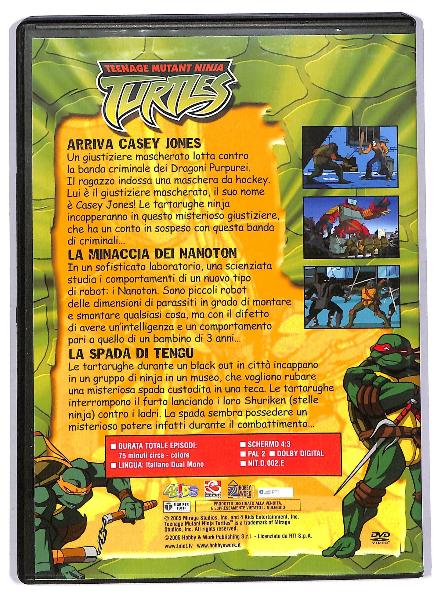 EBOND Teenage mutant ninja Turtles vol 2 EDITORIALE DVD D748816