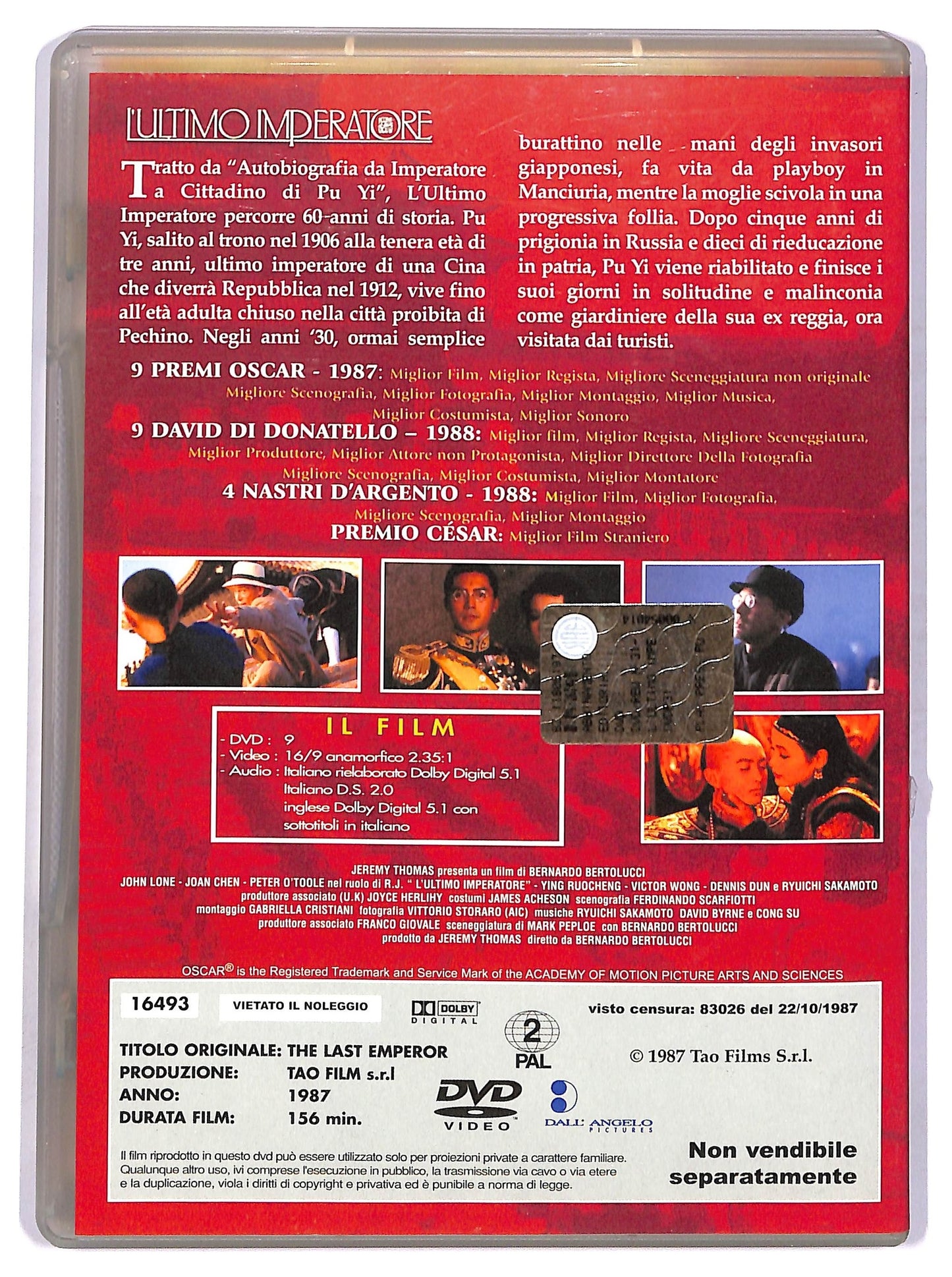 EBOND L'ultimo imperatore EDITORIALE DVD D748820