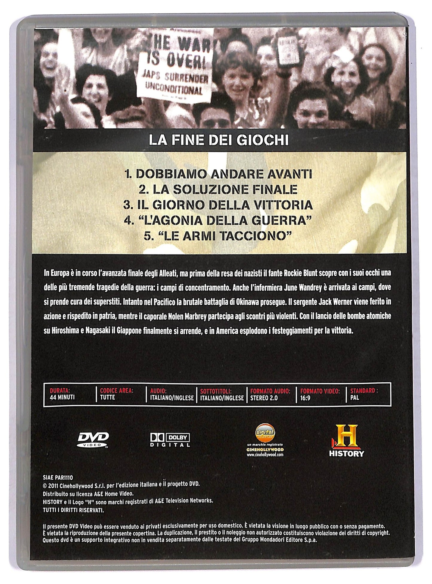 EBOND La Fine Dei Giochi - Seconda Guerra Mondiale Vol 10 EDITORIALE DVD D748901