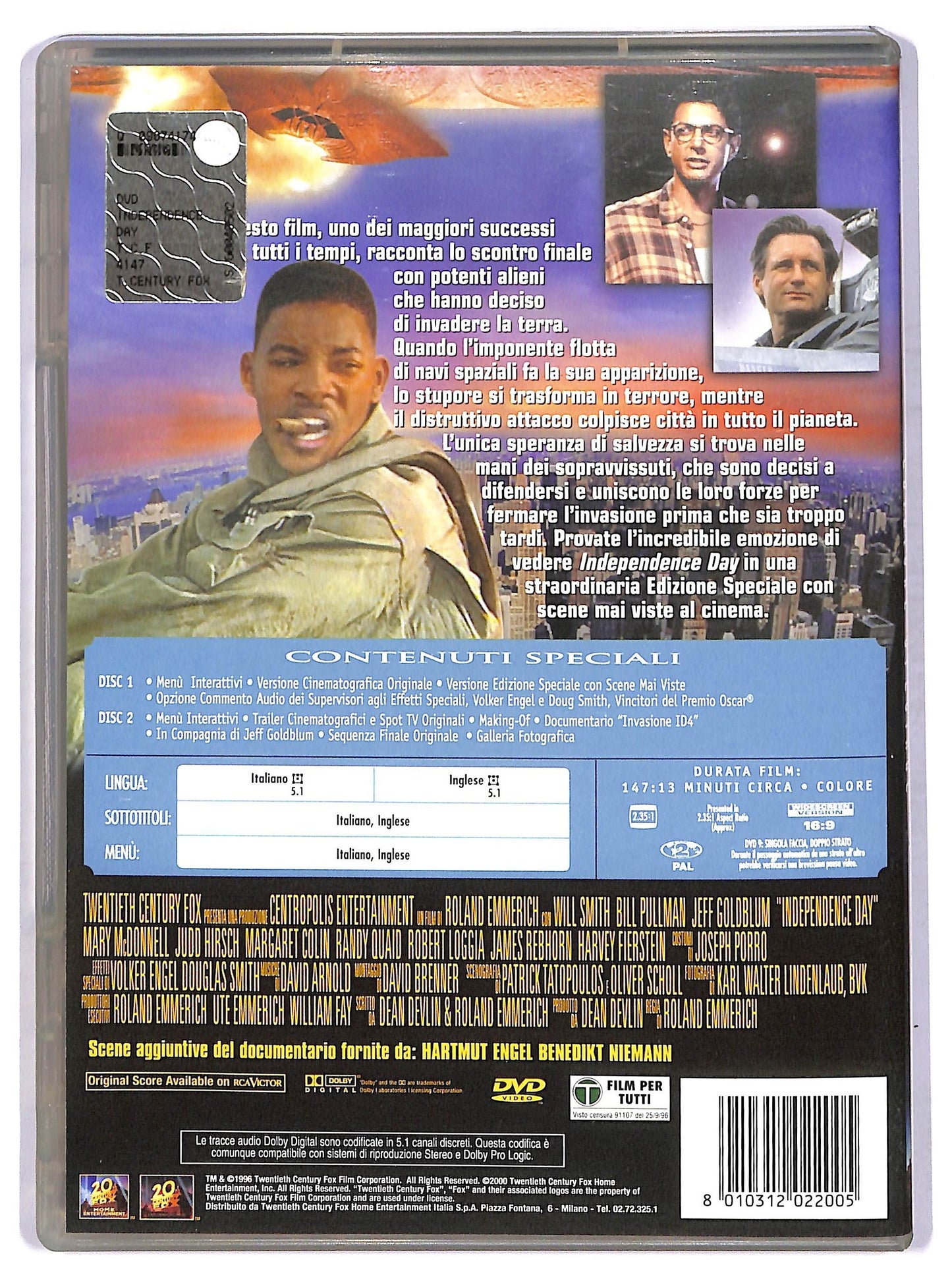 EBOND Independence day SPECIAL EDITION DVD D748913