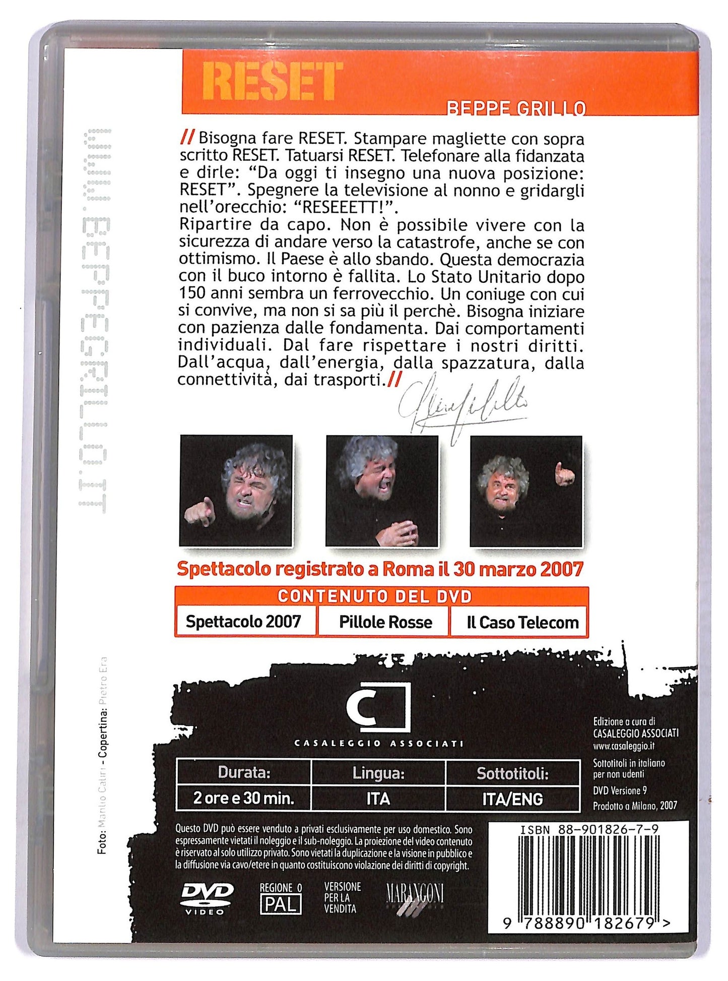 EBOND reset DVD D748916