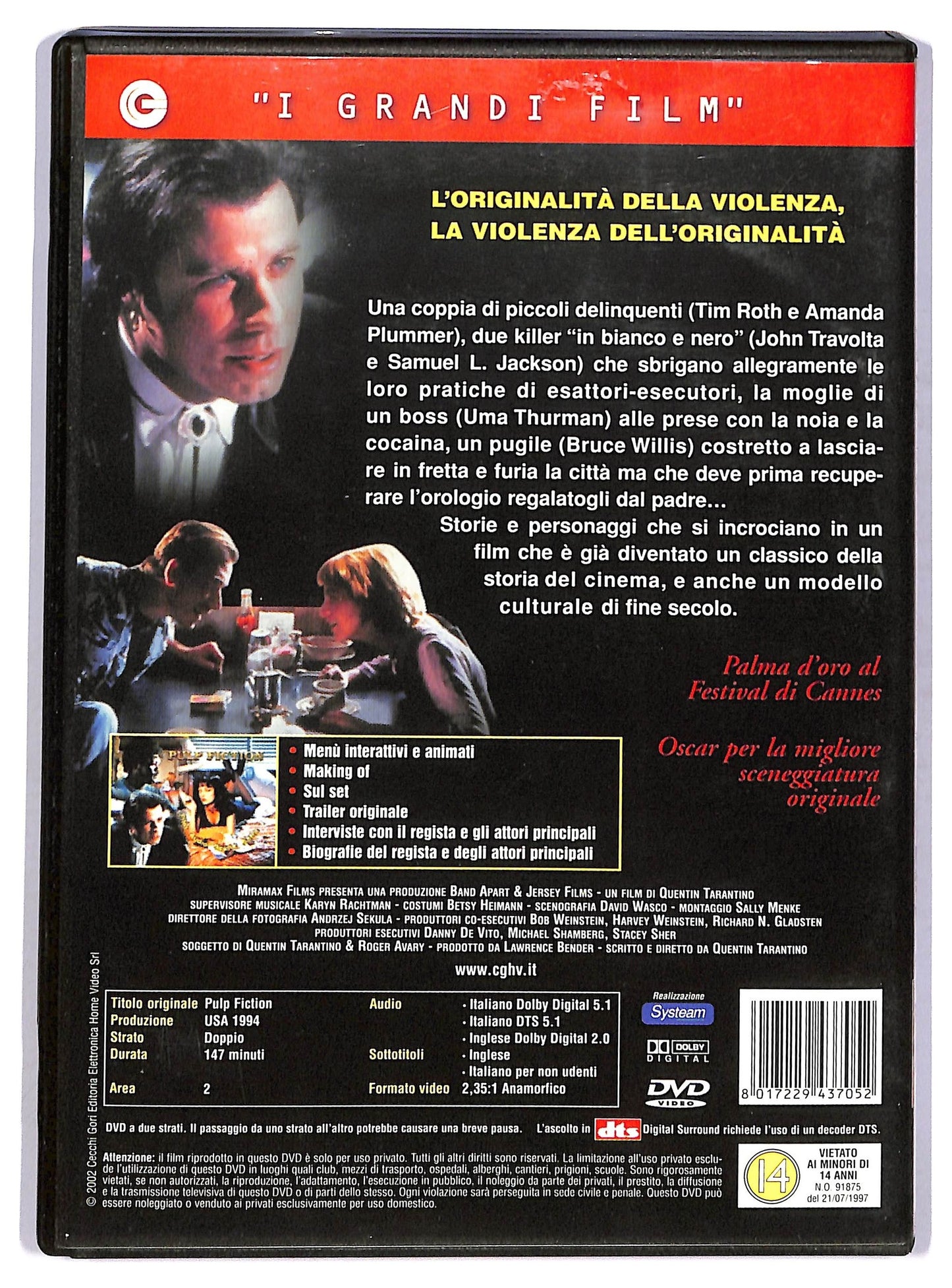 EBOND pulp fiction DVD D748919