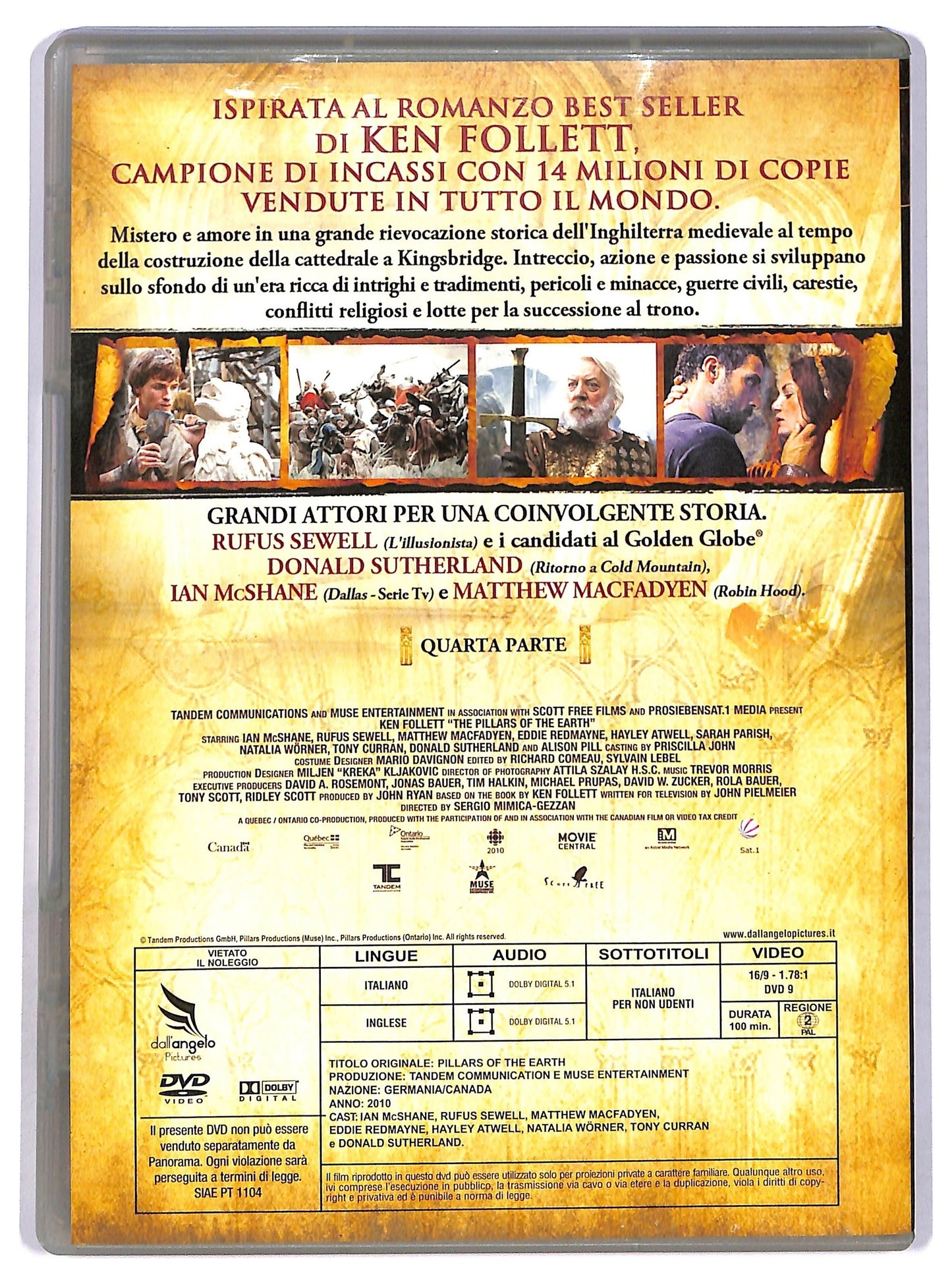 EBOND I Pilastri Della Terra Miniserie (quarta Parte) DVD D748952