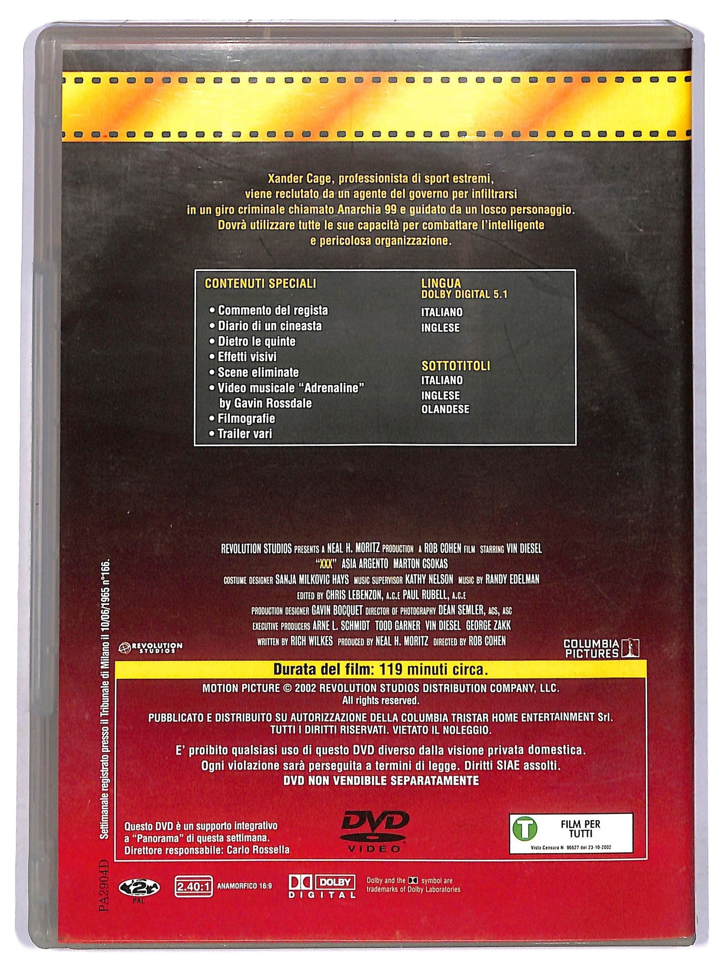 EBOND XXX EDITORIALE DVD D749015