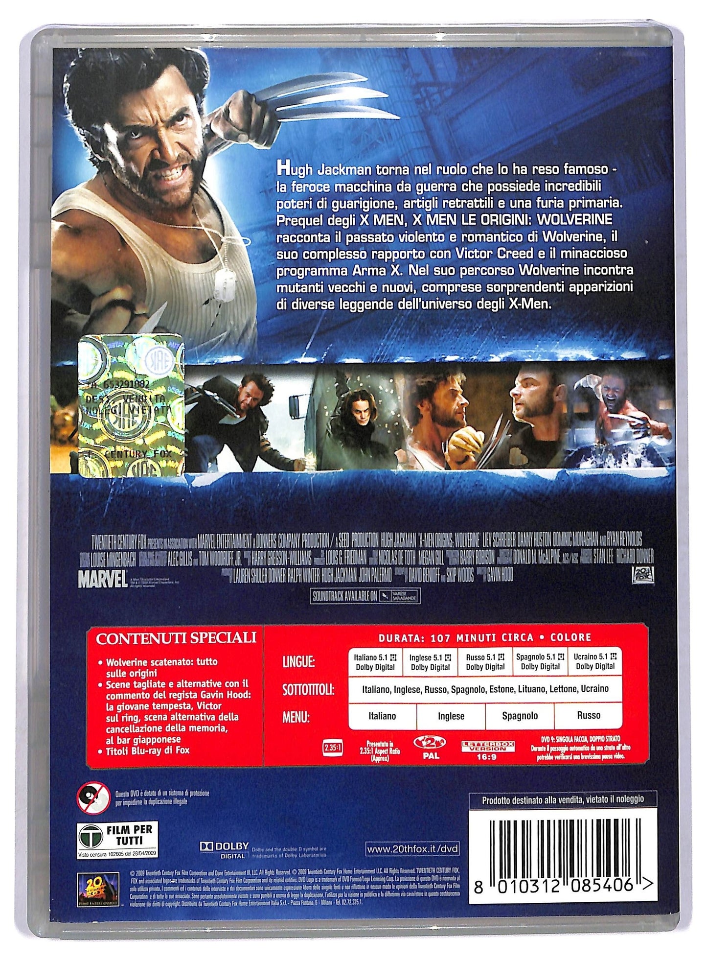 EBOND X - Men le origini Wolverine DVD D749101