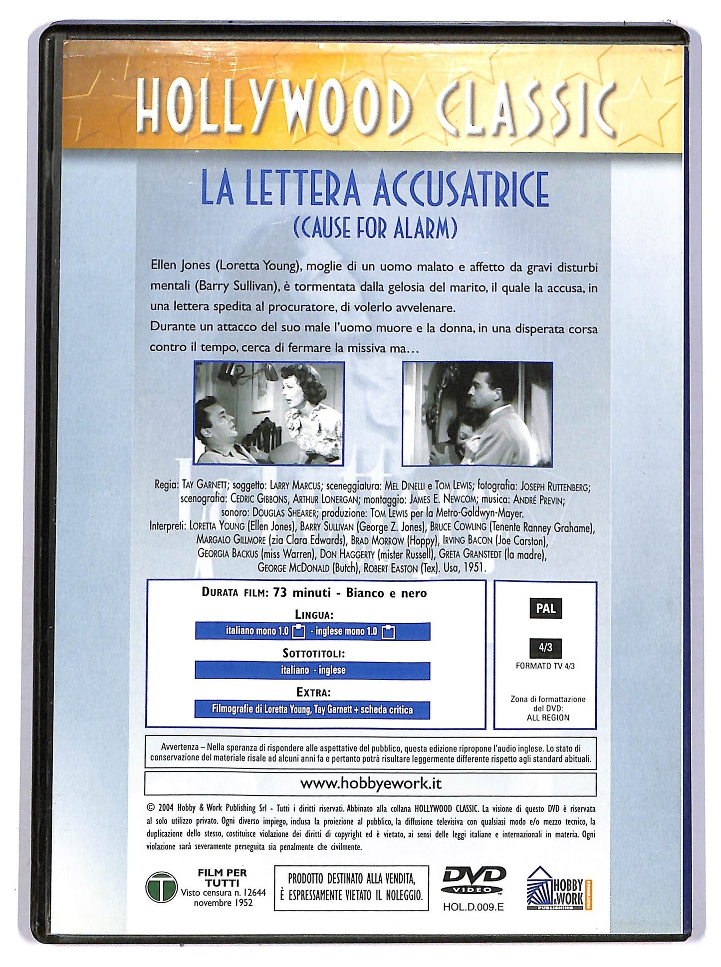 EBOND La Lettera Accusatrice DVD Editoriale D749134