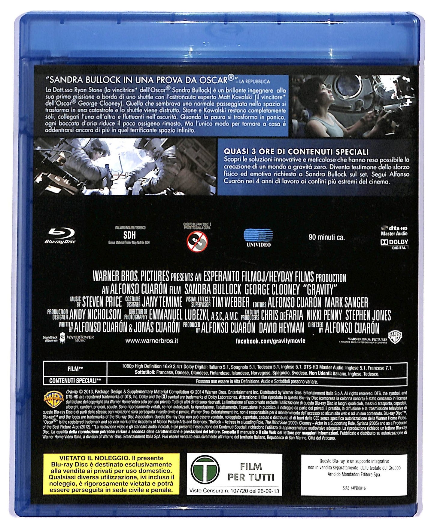 EBOND Gravity Copia Digitale + BLURAY D749211