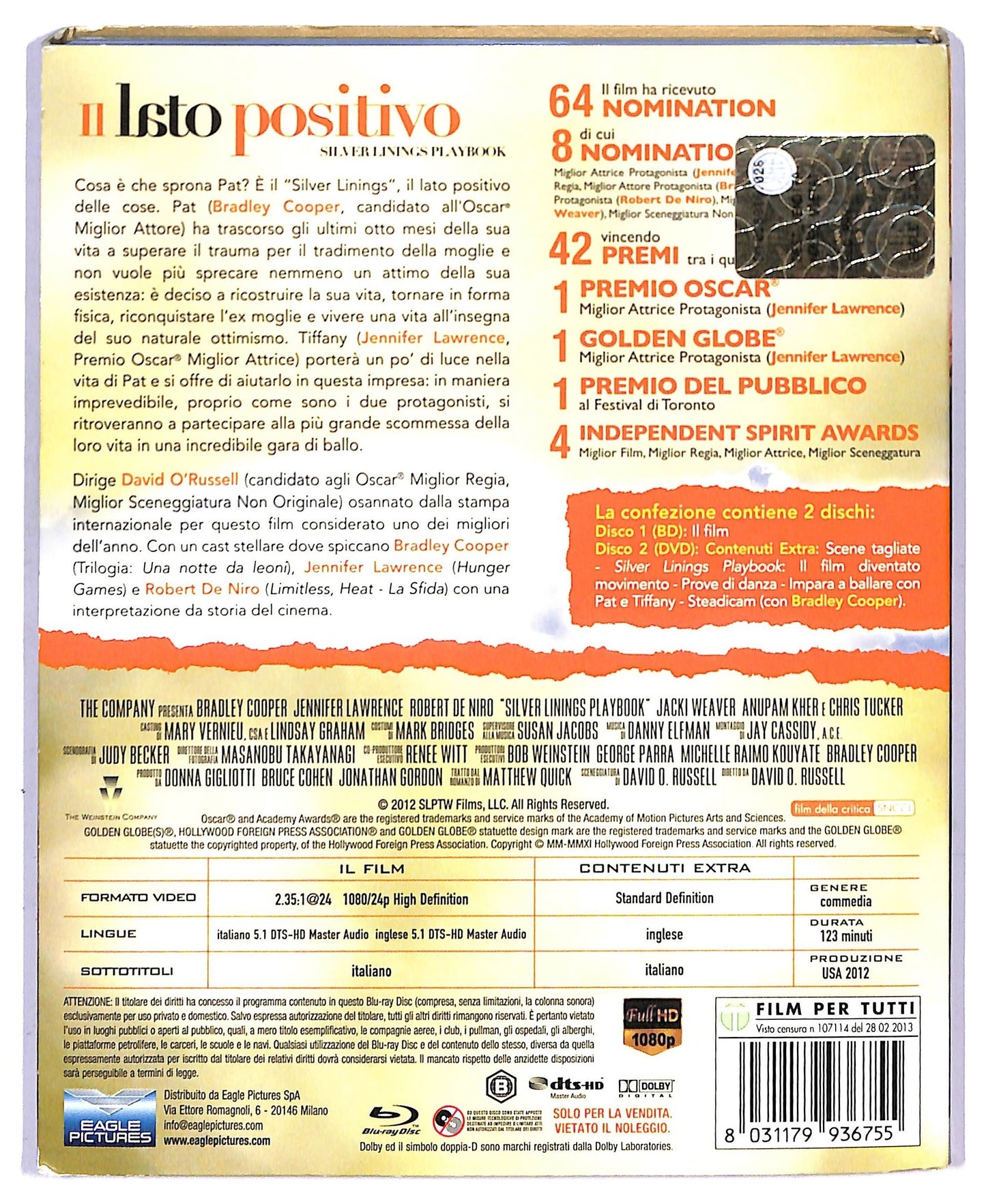 EBOND Il lato positivo BLURAY BLURAY BLURAY D749251