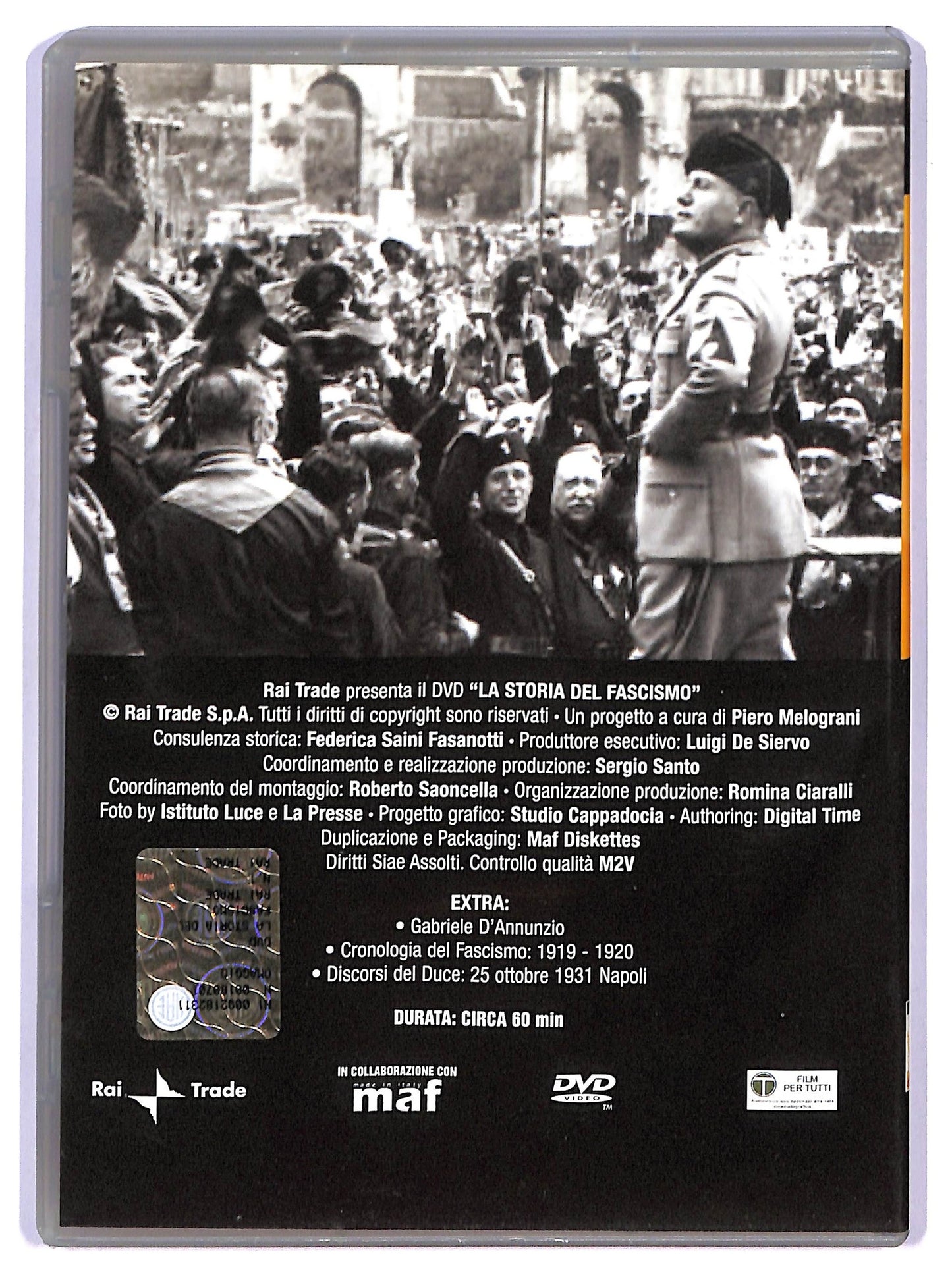 EBOND La storia del fascismo. Le origini (1919-1922), EDITORIALE DVD D749308