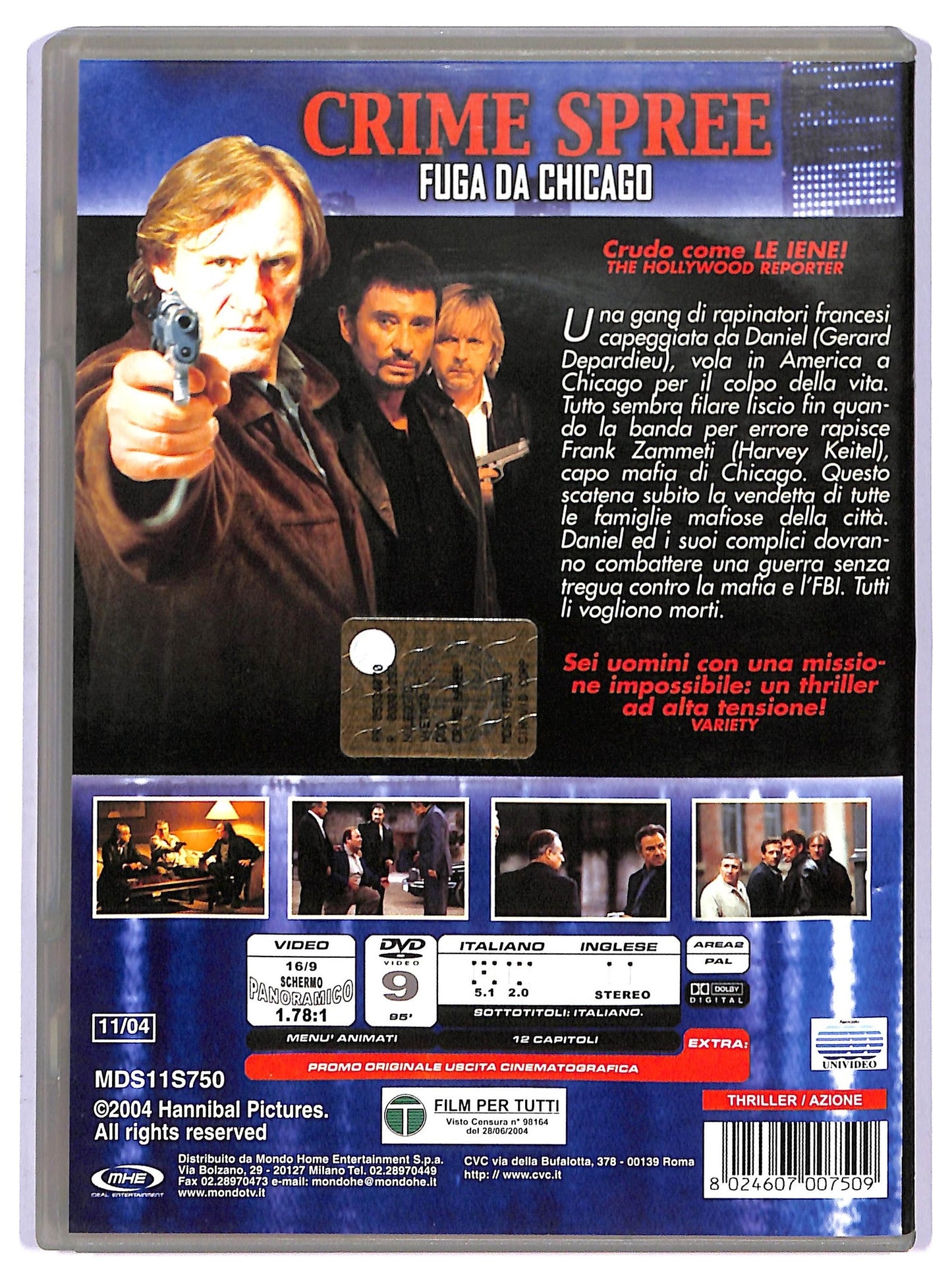 EBOND Crime Spree - In fuga da Chicago Noleggio DVD D749425