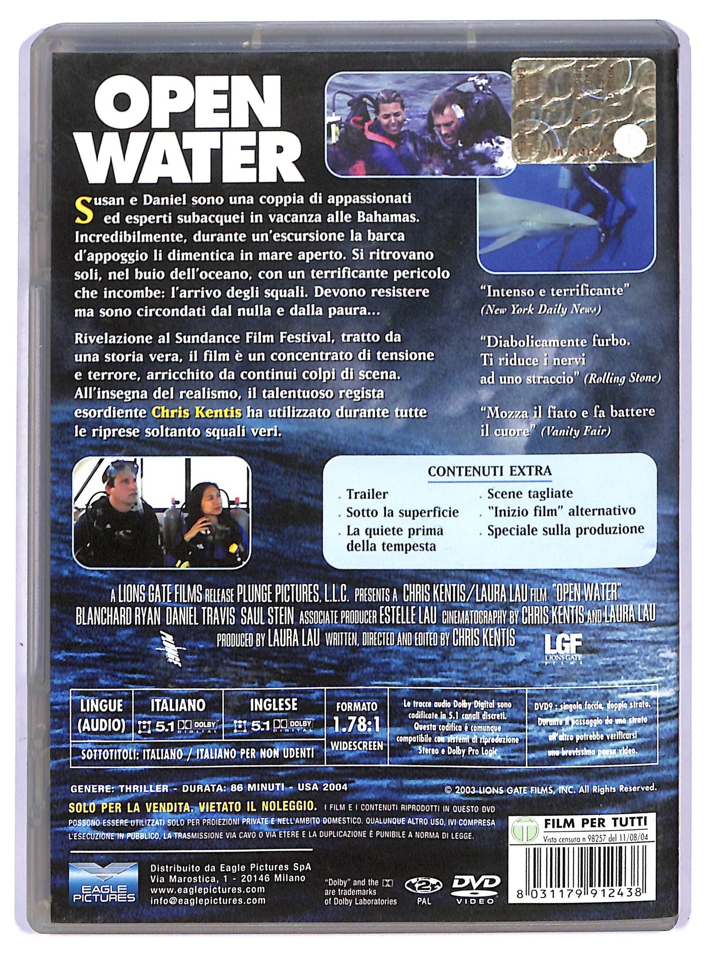 EBOND Open Water DVD D749662