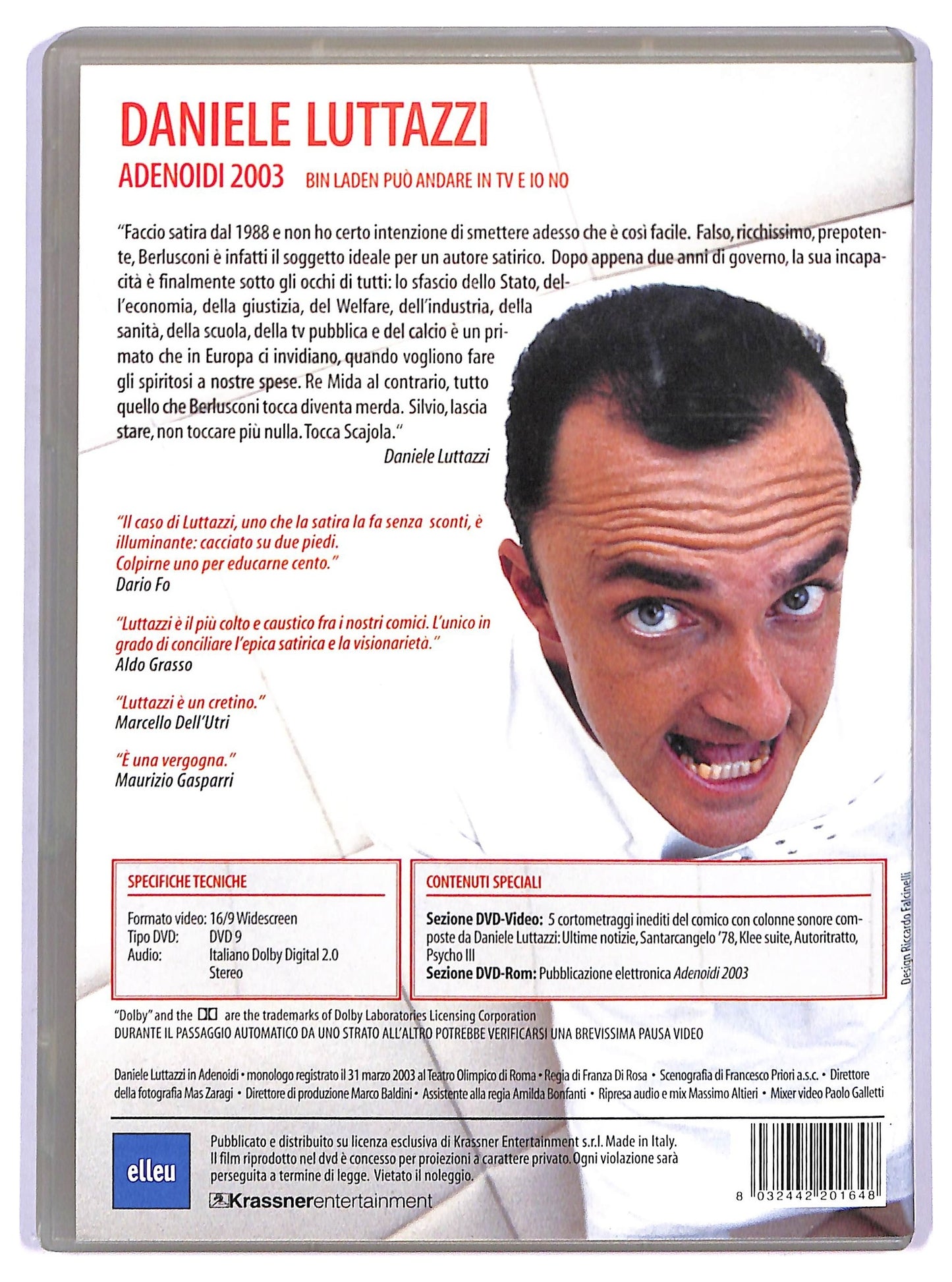 EBOND Adenoidi 2003 Bin Laden puo andare in tv e io no DVD D749666