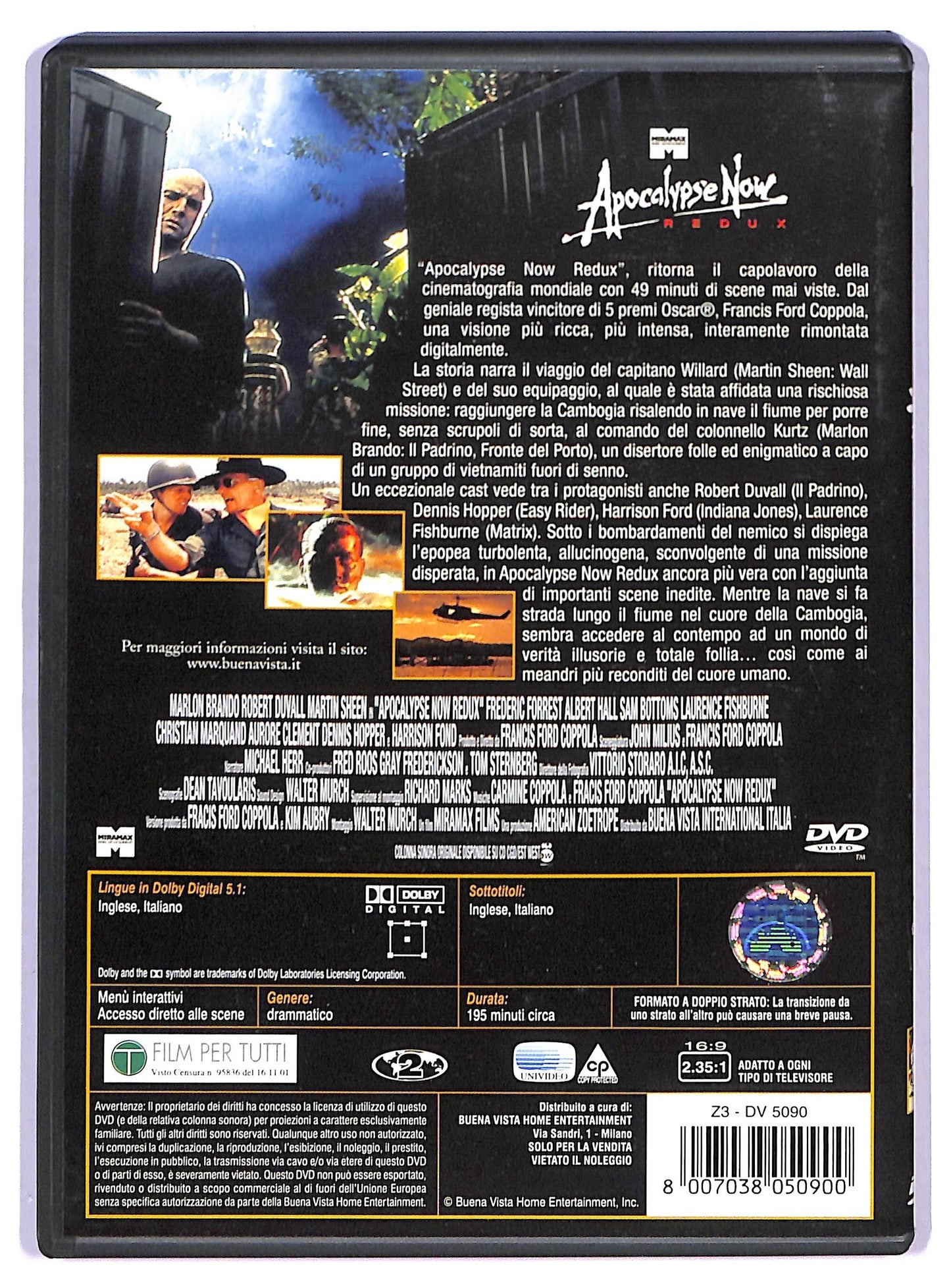 EBOND Apocalypse Now redux DVD D749713